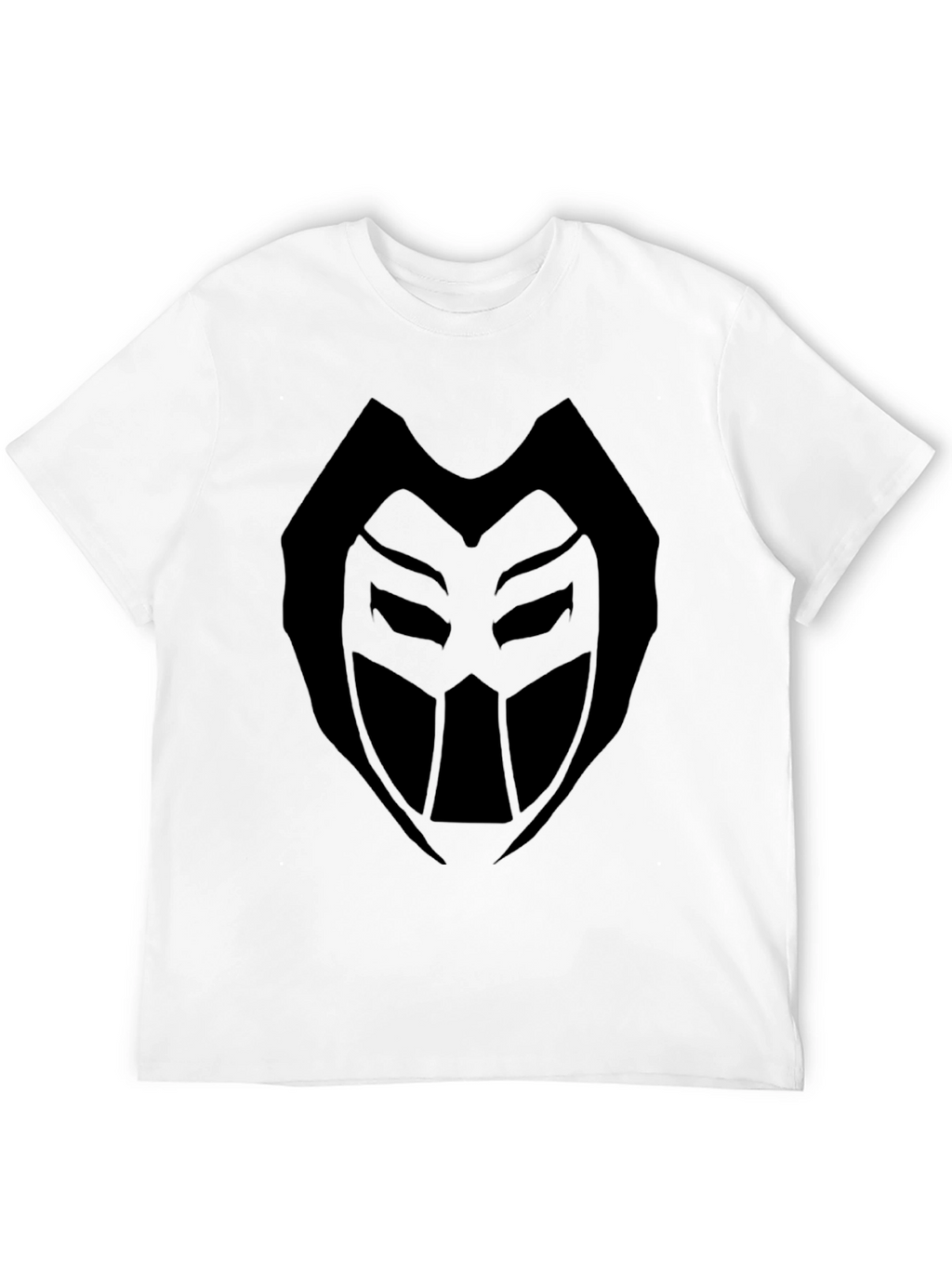 Mystic Mask Graphic Tee - Black Cotton Comfort