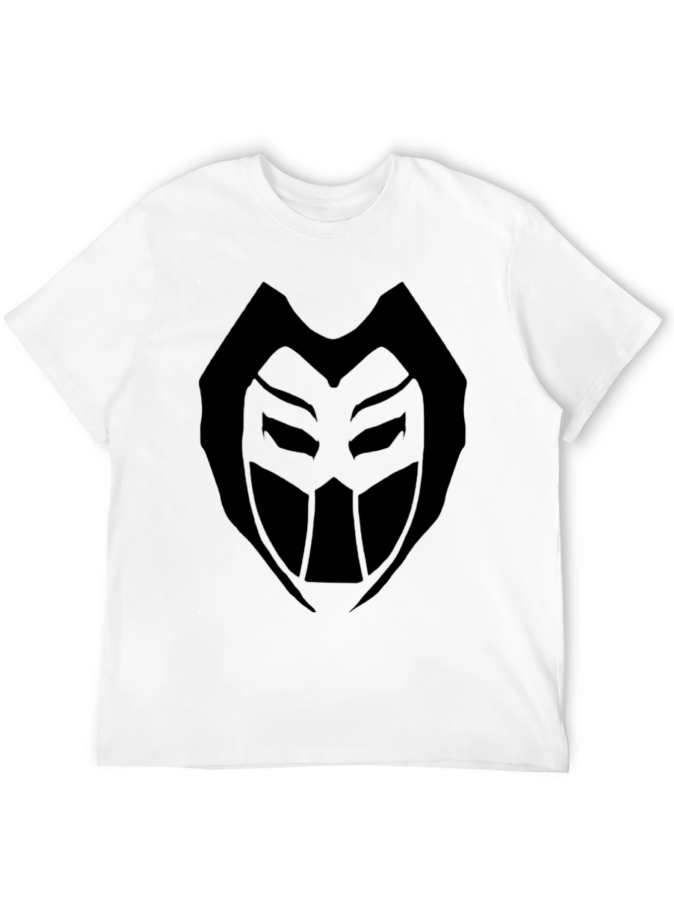 Mystic Mask Graphic Tee - Black Cotton Comfort