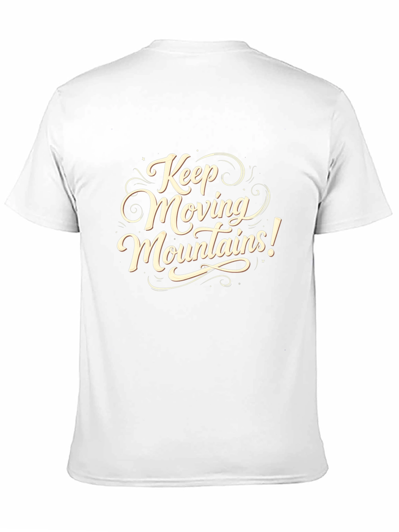 Keep Moving Mountains Graphic Tee - Motivational Shirt