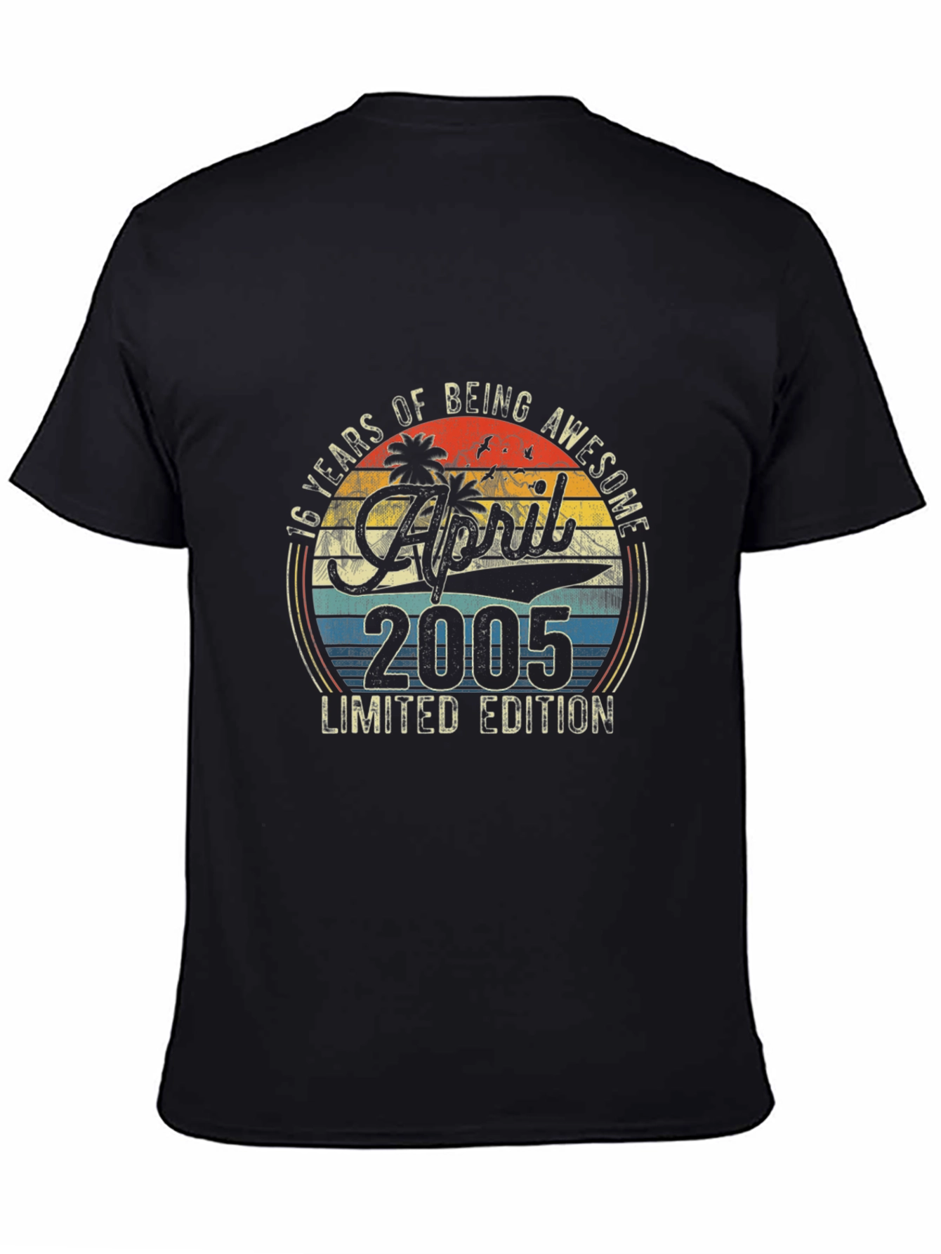 Vintage April 2005 Limited Edition Birthday T-Shirt