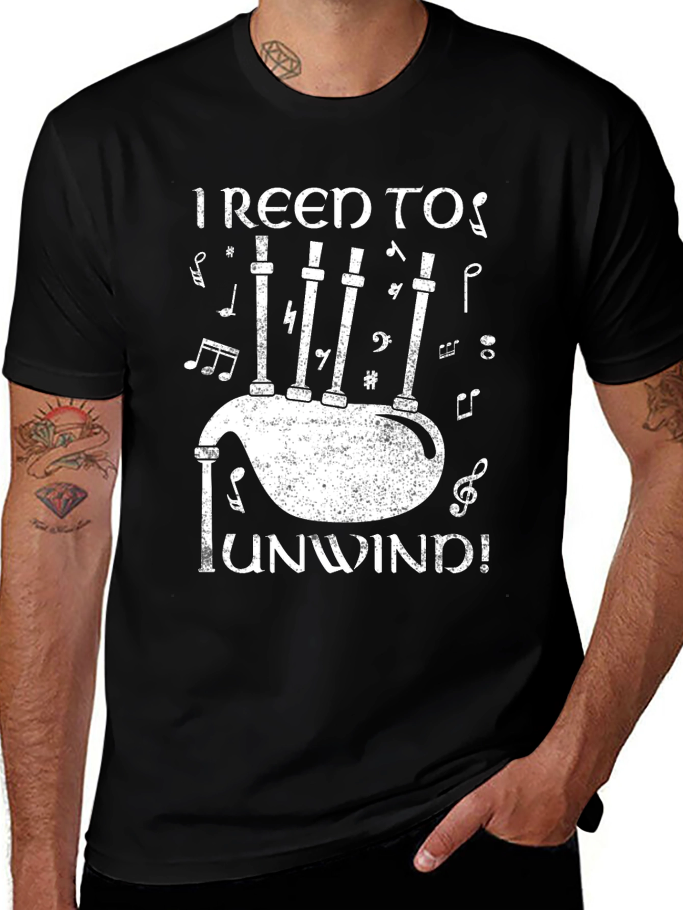 I Reed to Unwind Bagpipe T-Shirt