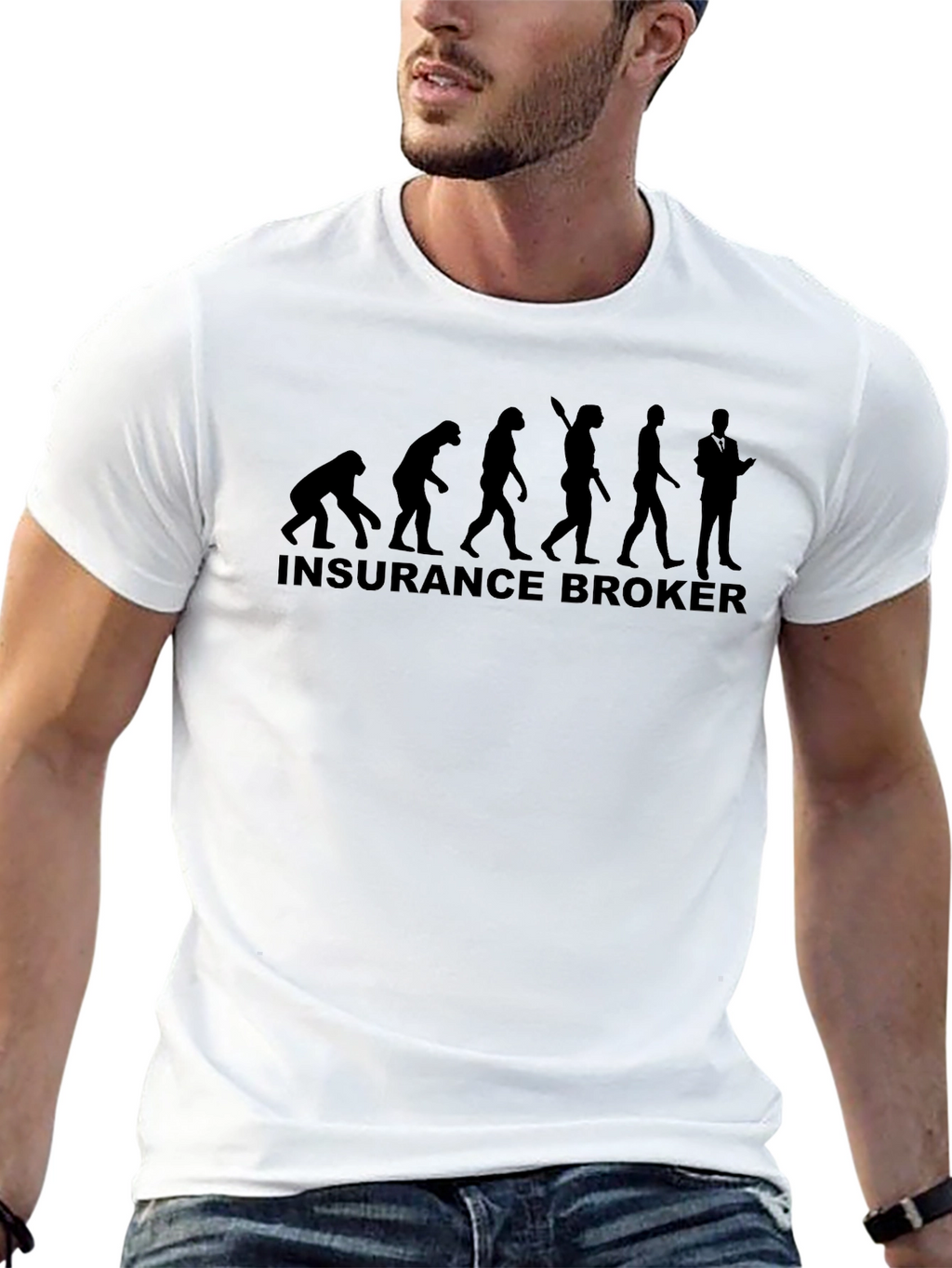 Evolution of Insurance Broker T-Shirt