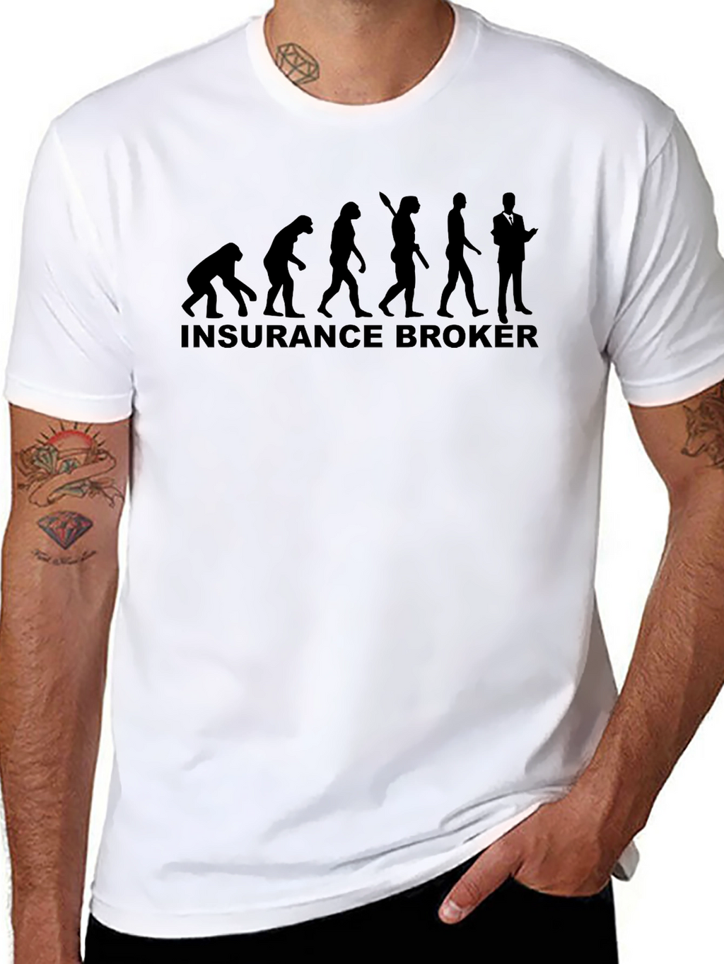 Evolution of Insurance Broker T-Shirt