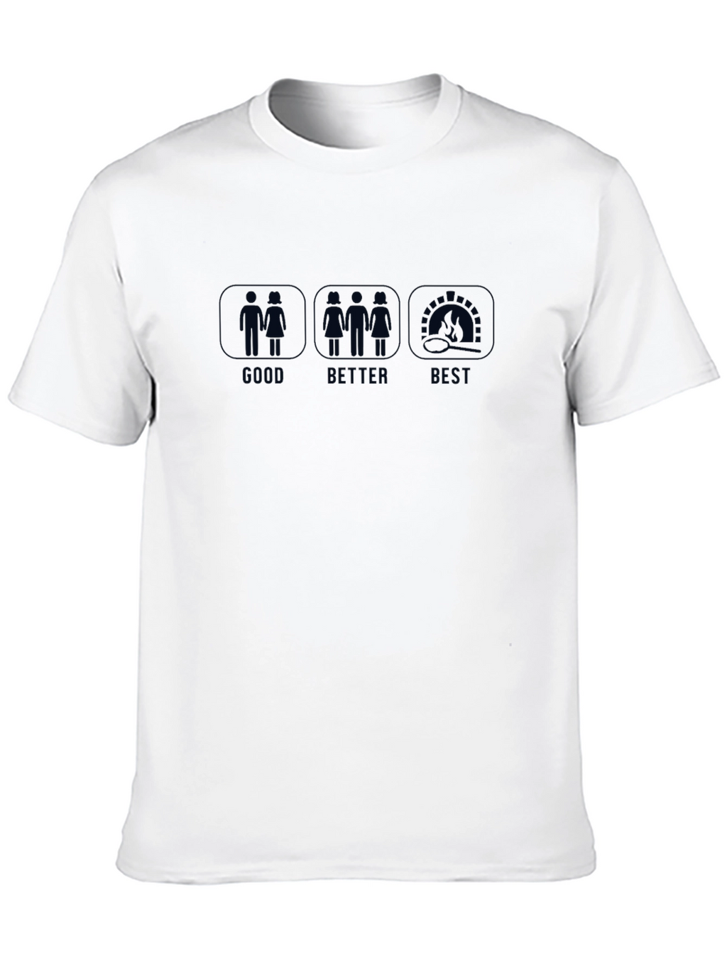 Funny Pizza Lover T-Shirt - Good Better Best Tee