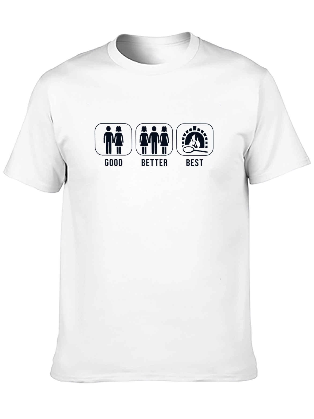 Funny Pizza Lover T-Shirt - Good Better Best Tee