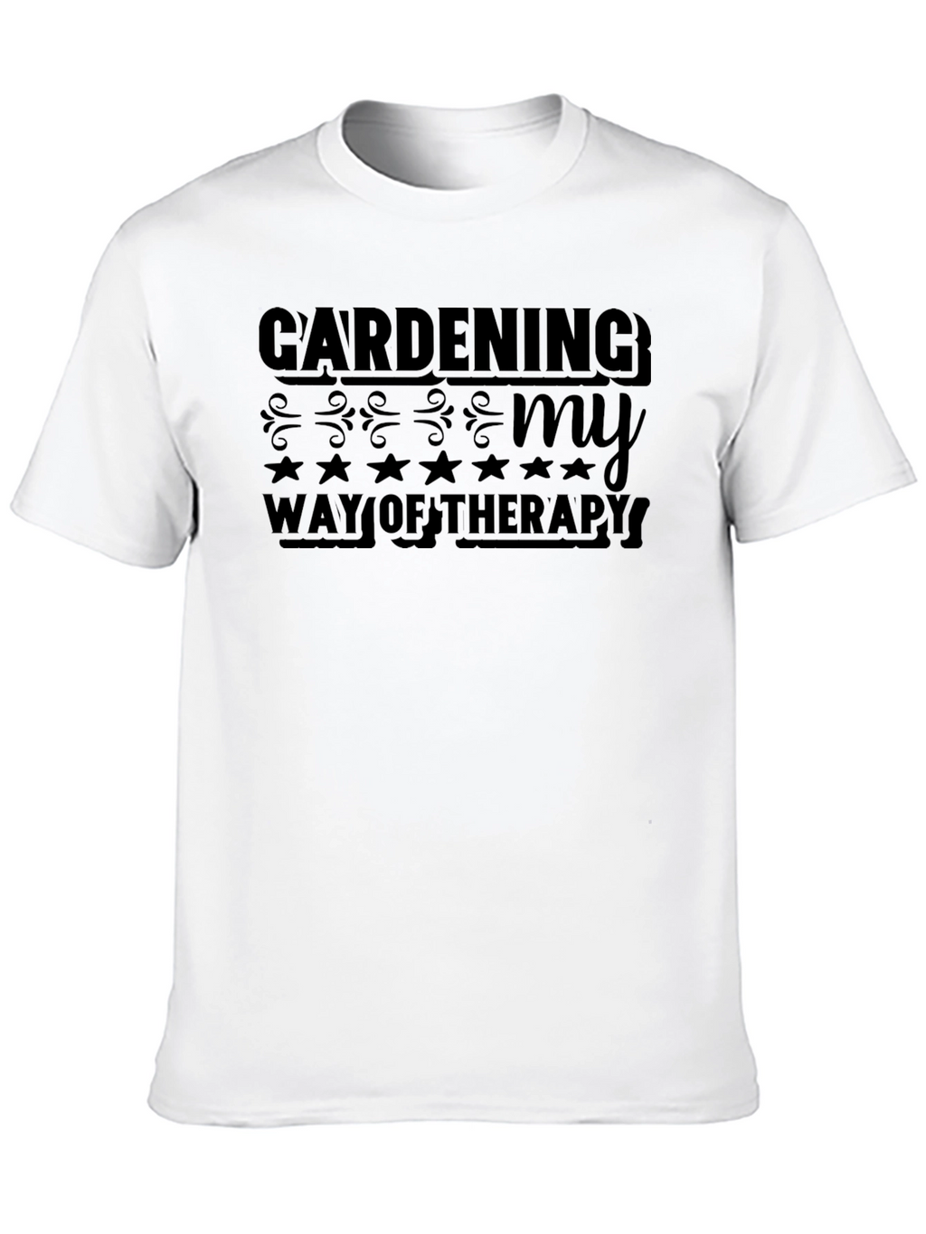 Gardening Therapy T-Shirt Hobbyists Apparel
