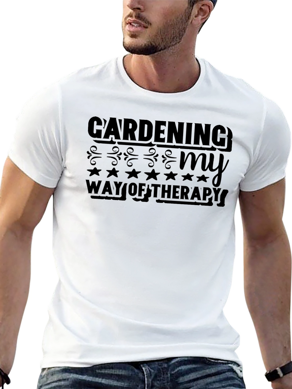 Gardening Therapy T-Shirt Hobbyists Apparel