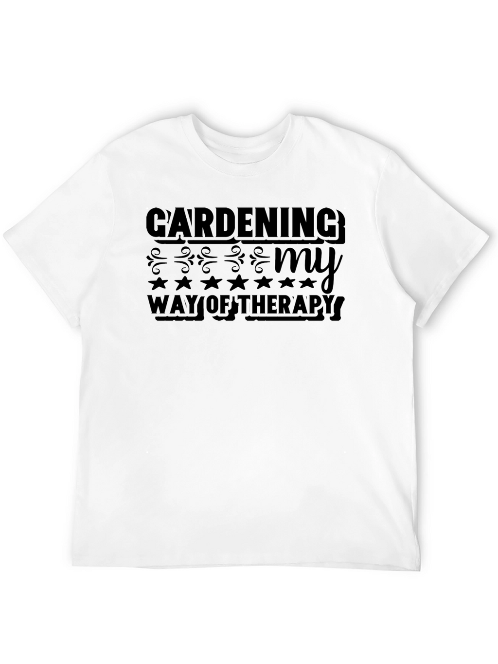 Gardening Therapy T-Shirt Hobbyists Apparel