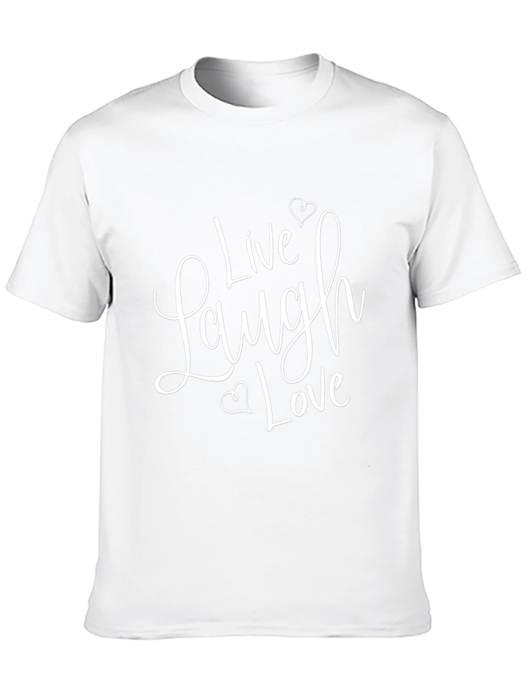 Live Laugh Love Graphic Tee - Unisex Black T-Shirt