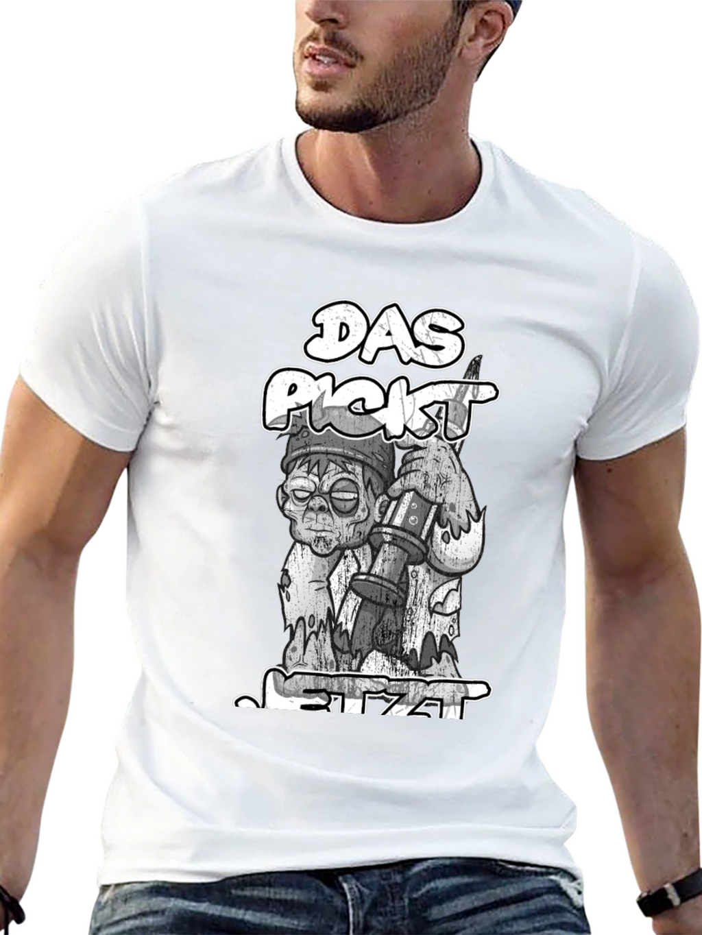 Das Pickt Jetzt Zombie Graphic T-Shirt