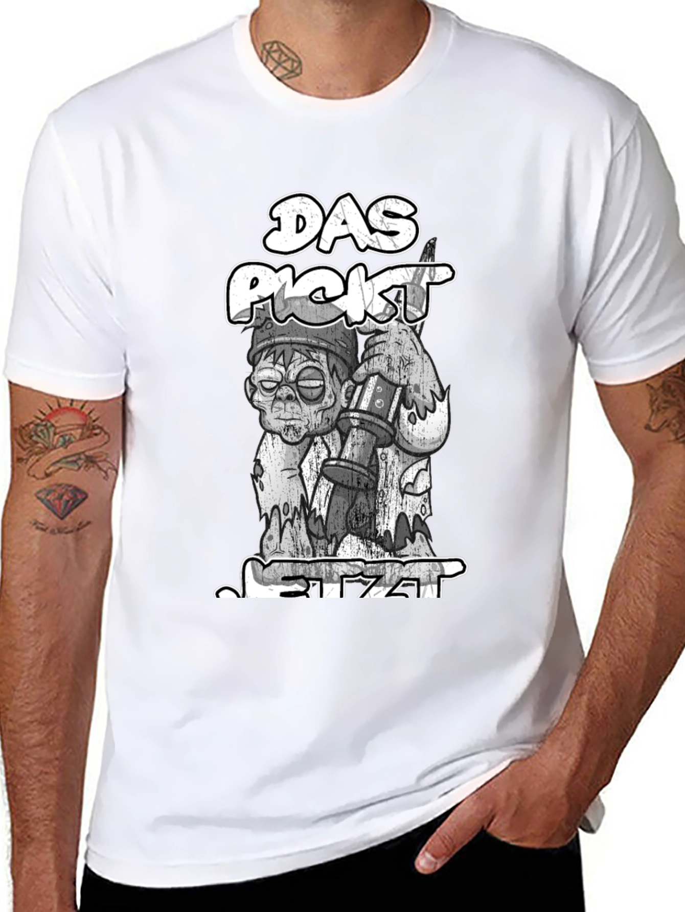 Das Pickt Jetzt Zombie Graphic T-Shirt
