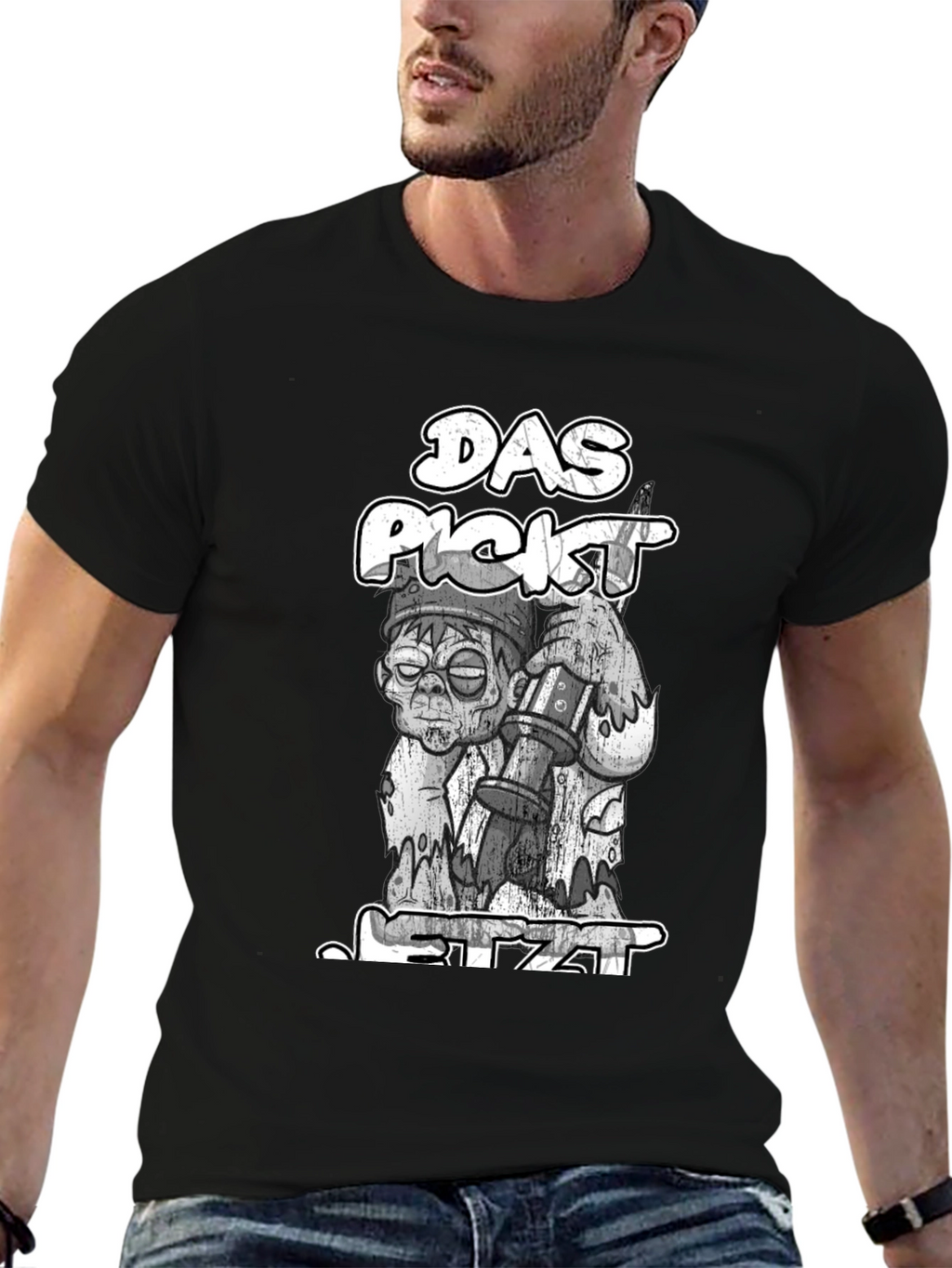 Das Pickt Jetzt Zombie Graphic T-Shirt