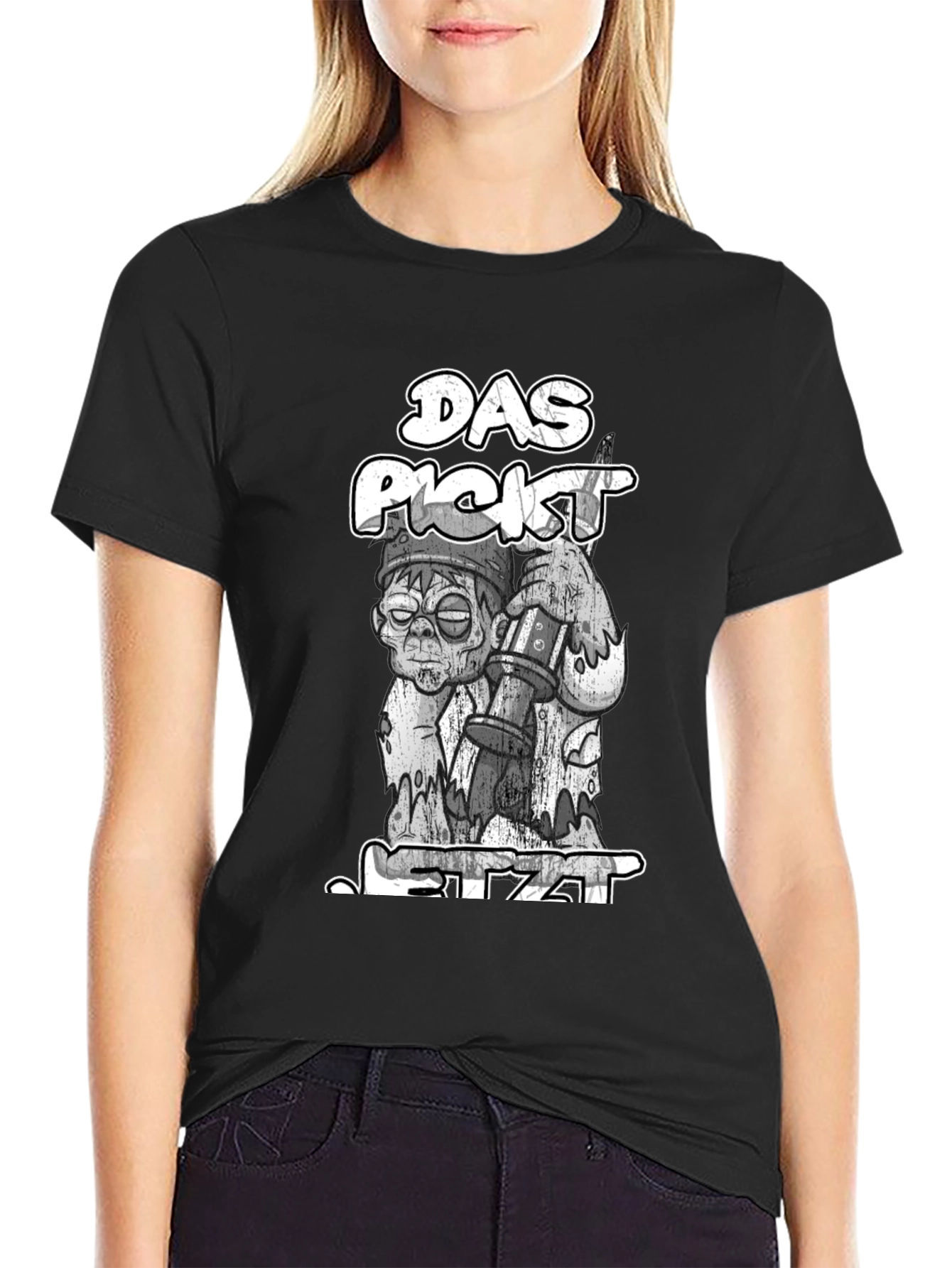 Das Pickt Jetzt Zombie Graphic T-Shirt