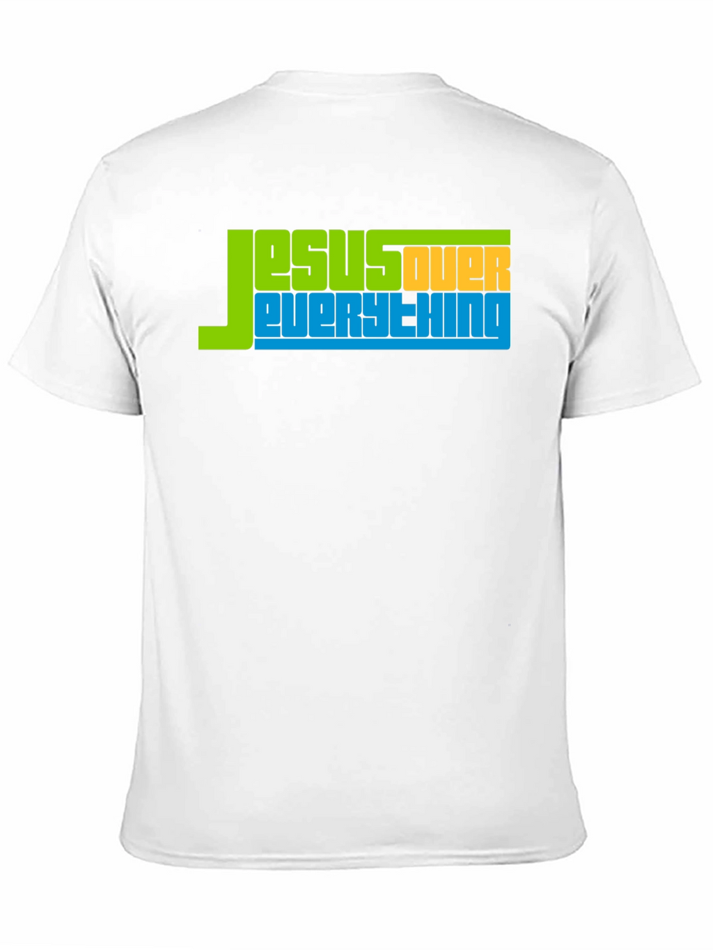 Jesus Over Everything Graphic Tee - Religious T-Shirt