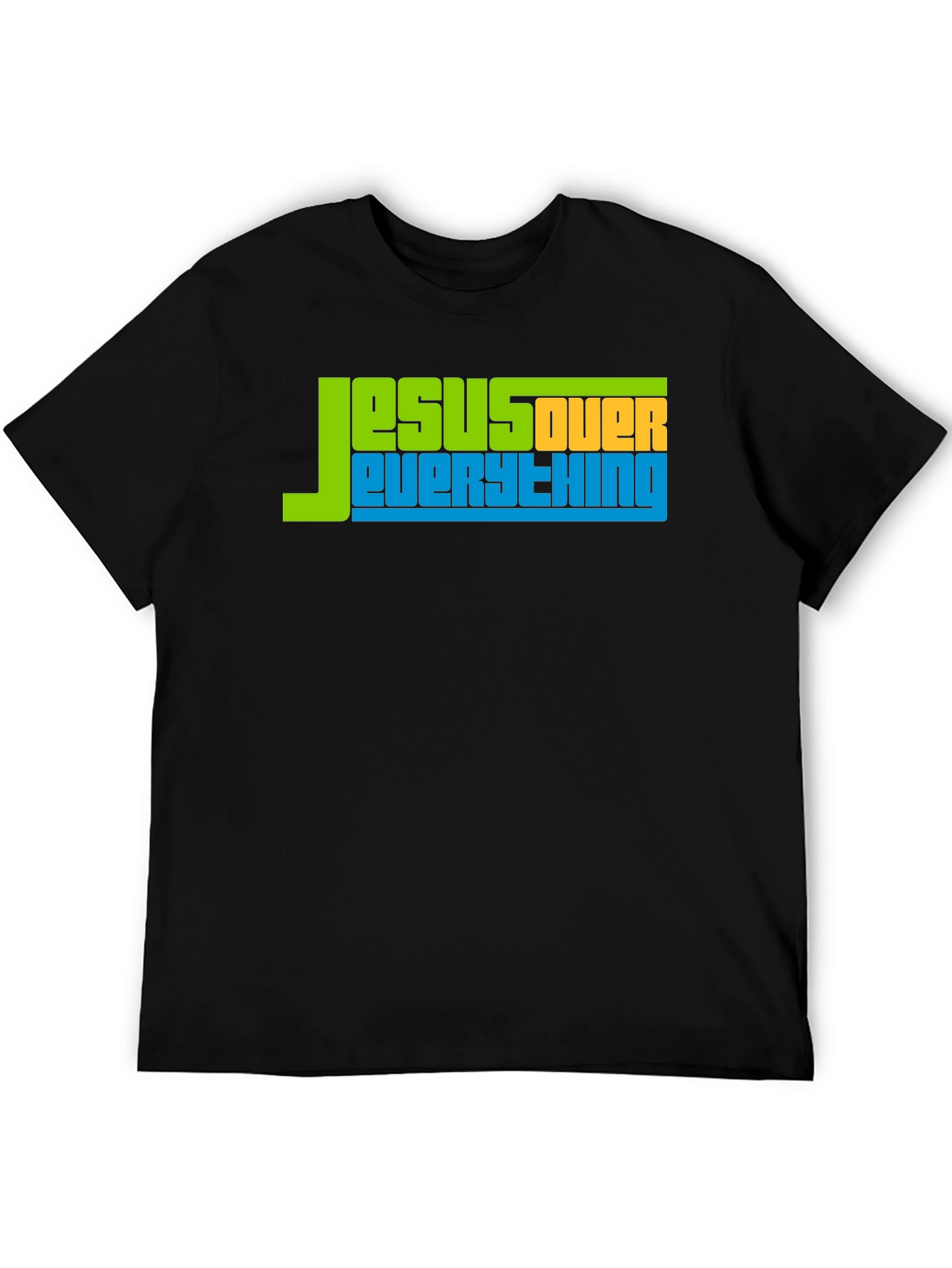 Jesus Over Everything Graphic Tee - Religious T-Shirt