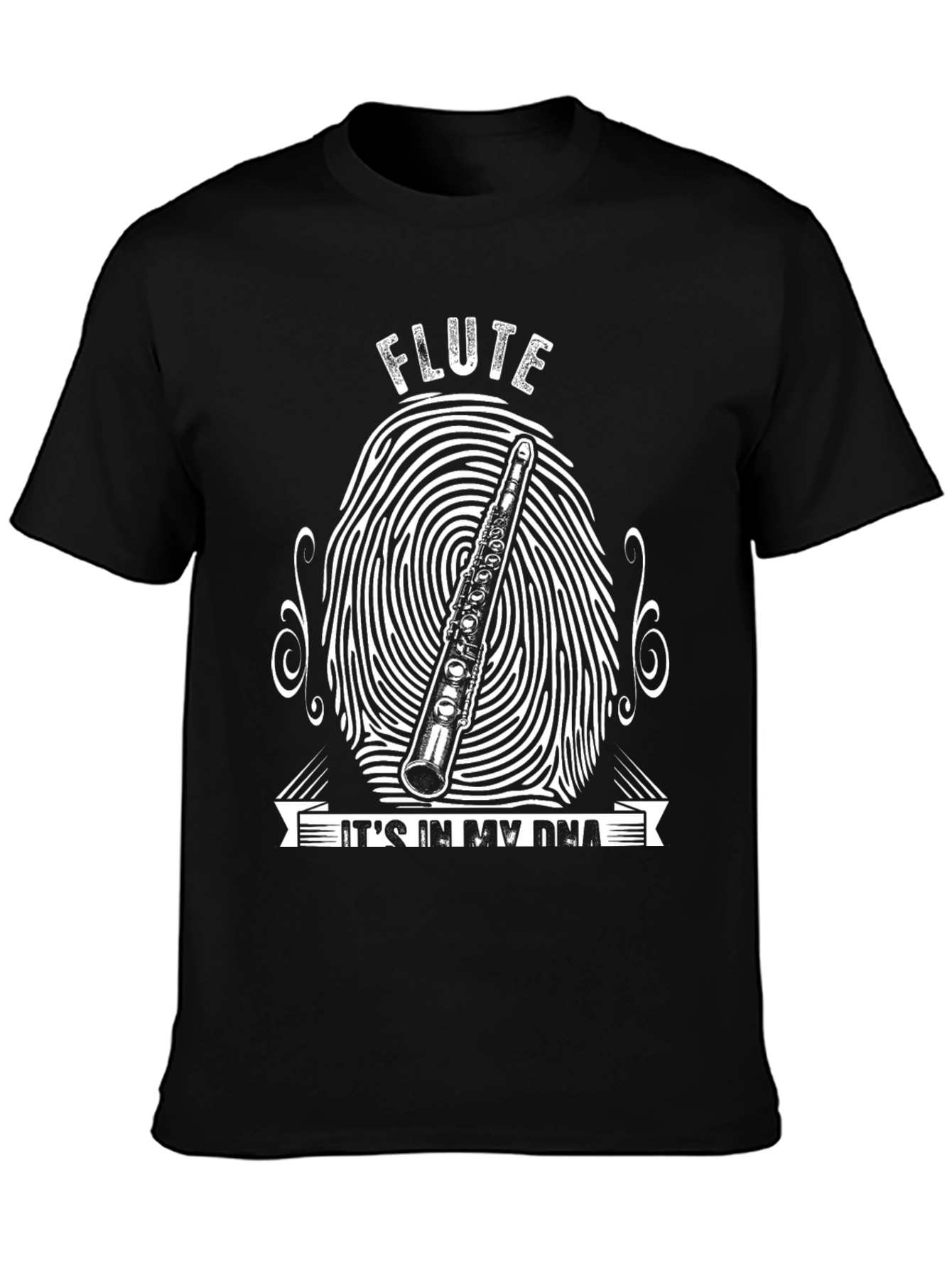 Flute DNA Graphic T-Shirt - Musicians Tee