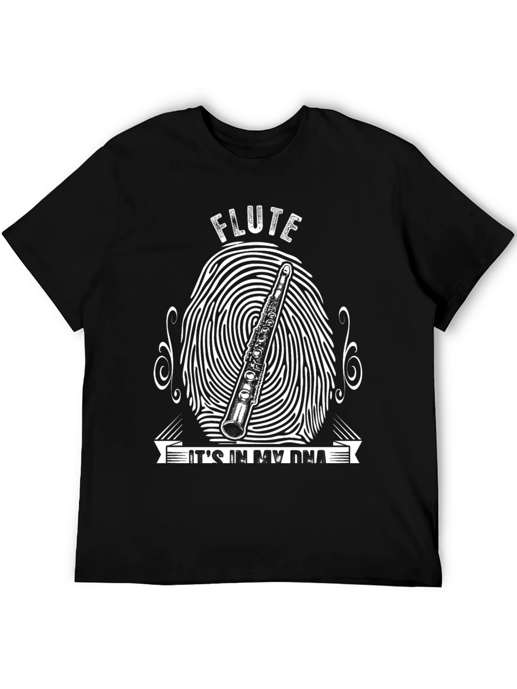 Flute DNA Graphic T-Shirt - Musicians Tee