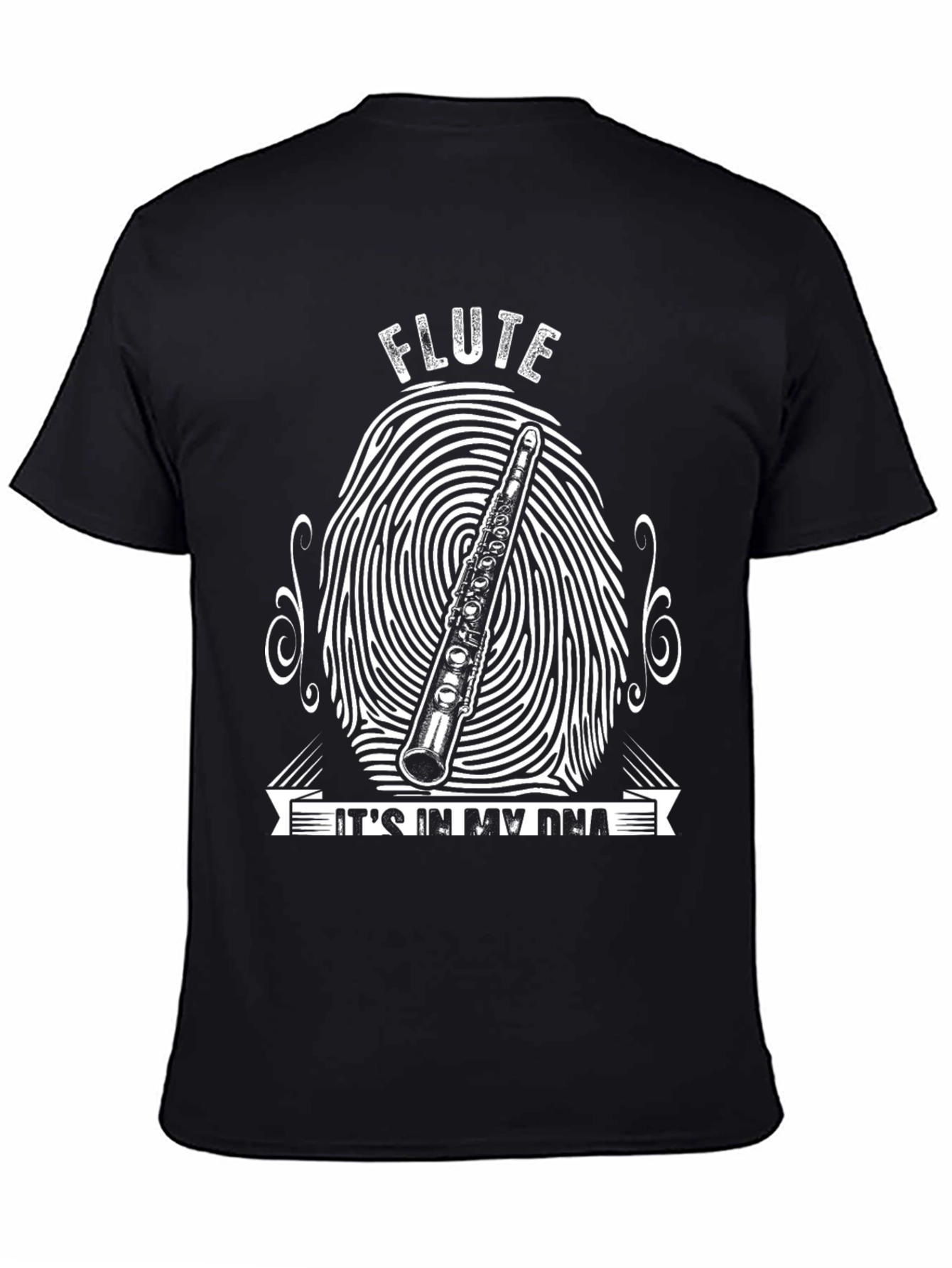 Flute DNA Graphic T-Shirt - Musicians Tee