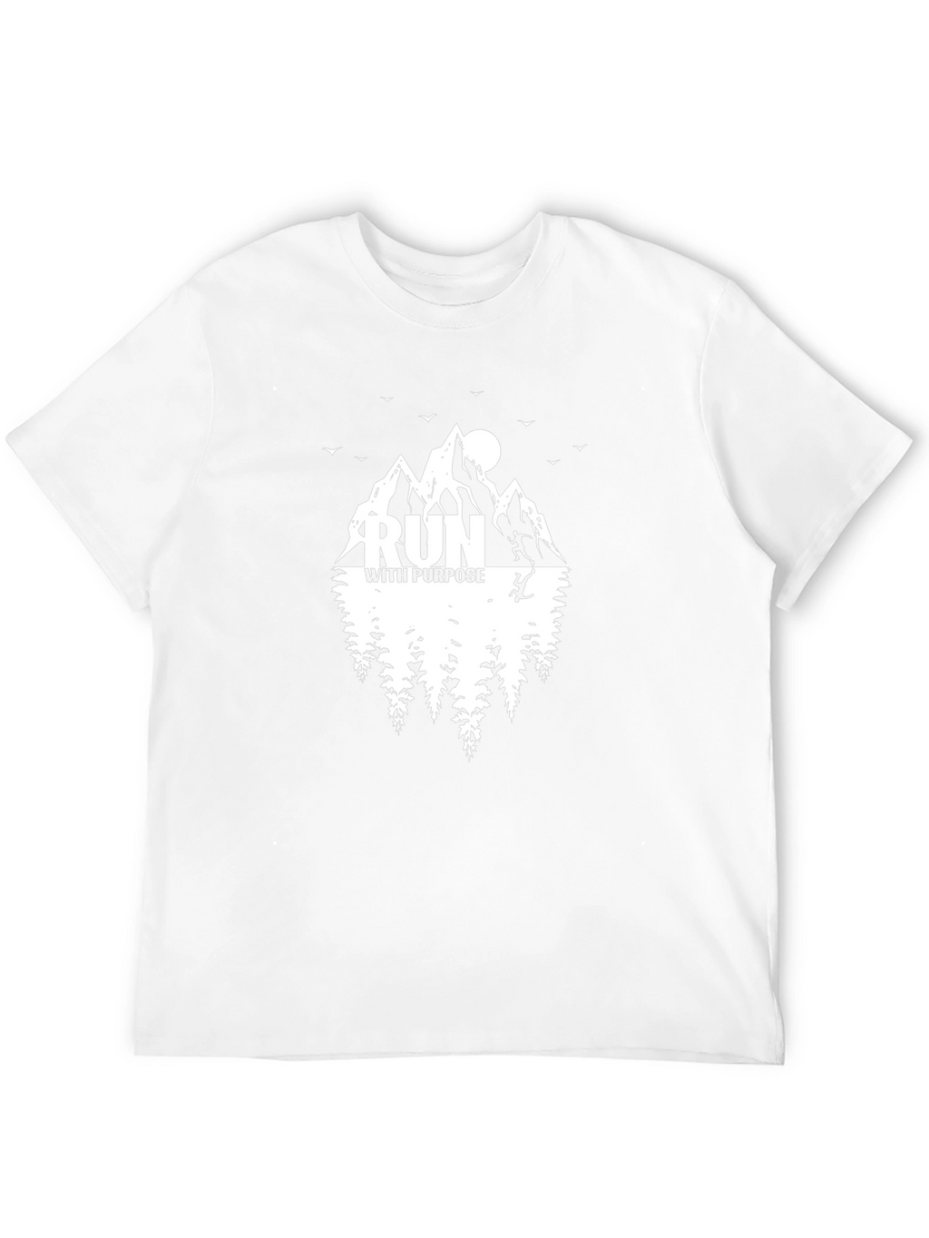 Run With Purpose Graphic Tee - Black T-Shirt