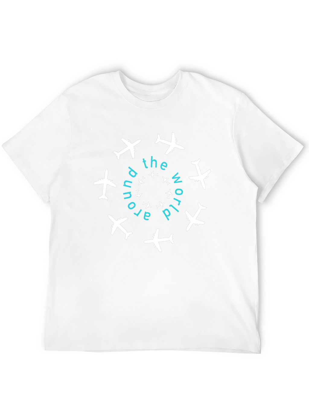 Around The World Graphic Tee - Black