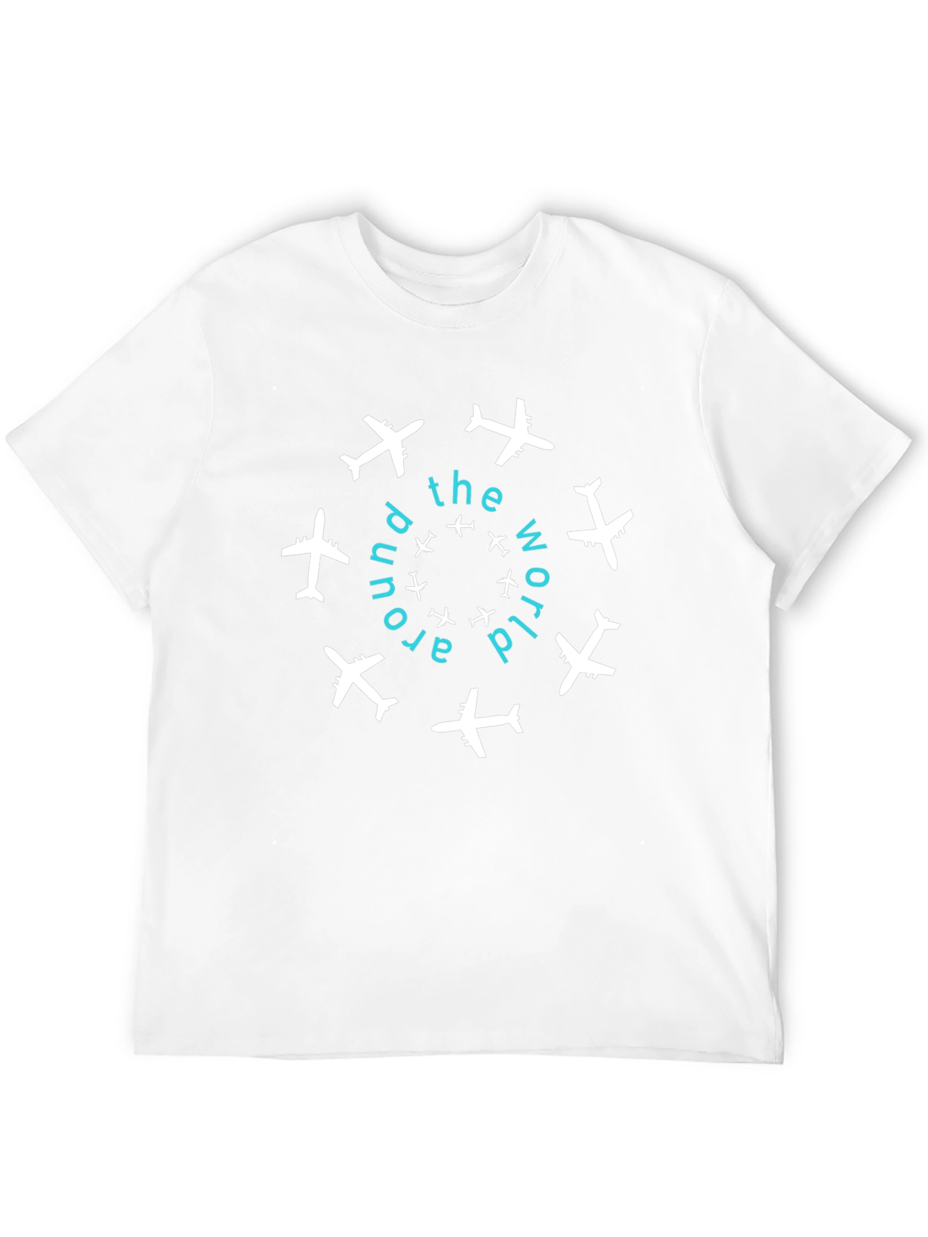 Around The World Graphic Tee - Black