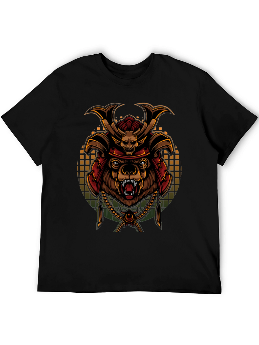 Samurai Bear Graphic Tee - Unique Art T-Shirt