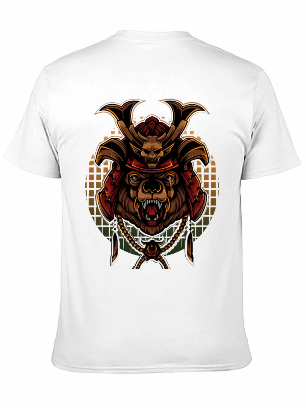 Samurai Bear Graphic Tee - Unique Art T-Shirt