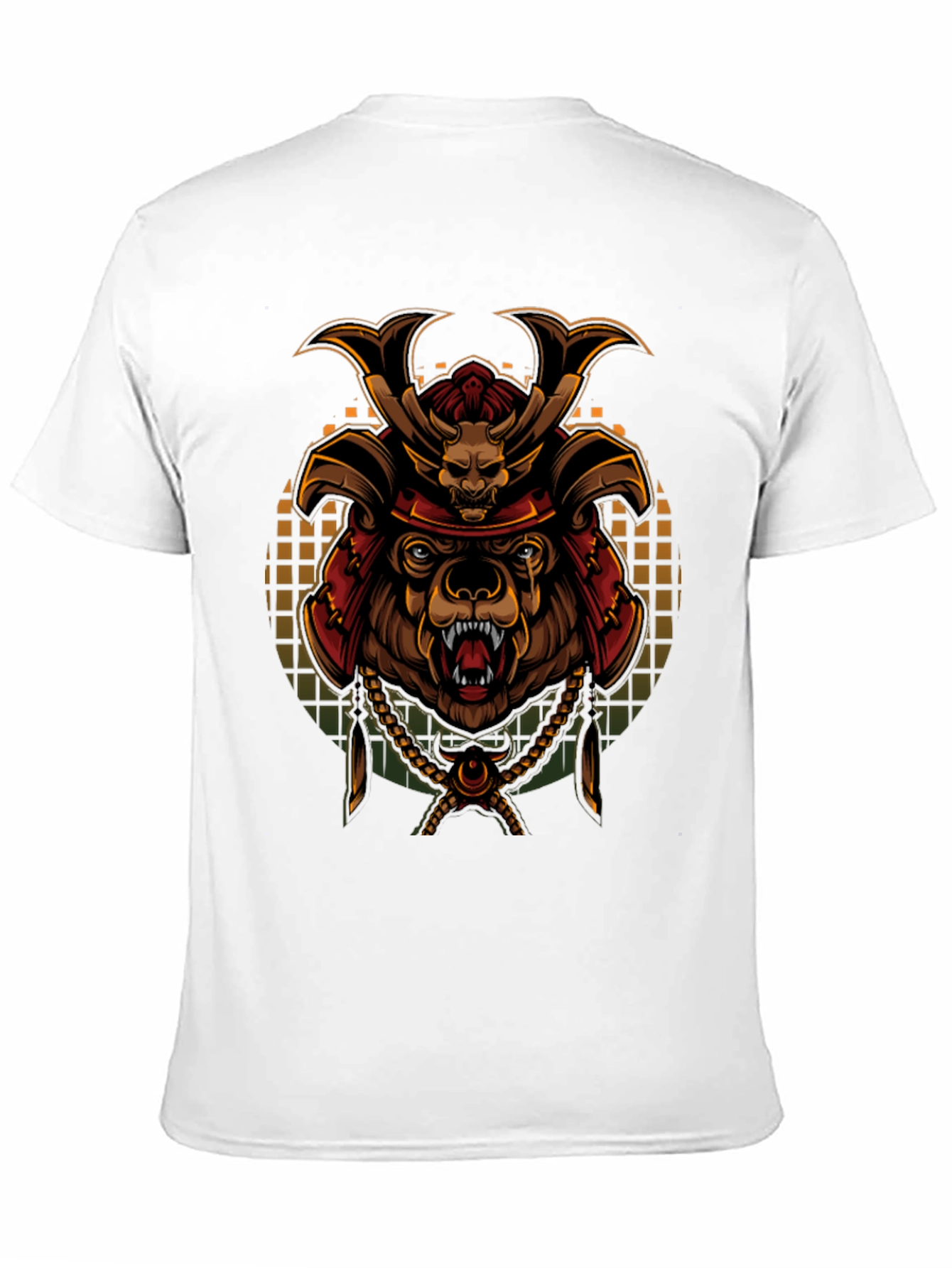 Samurai Bear Graphic Tee - Unique Art T-Shirt