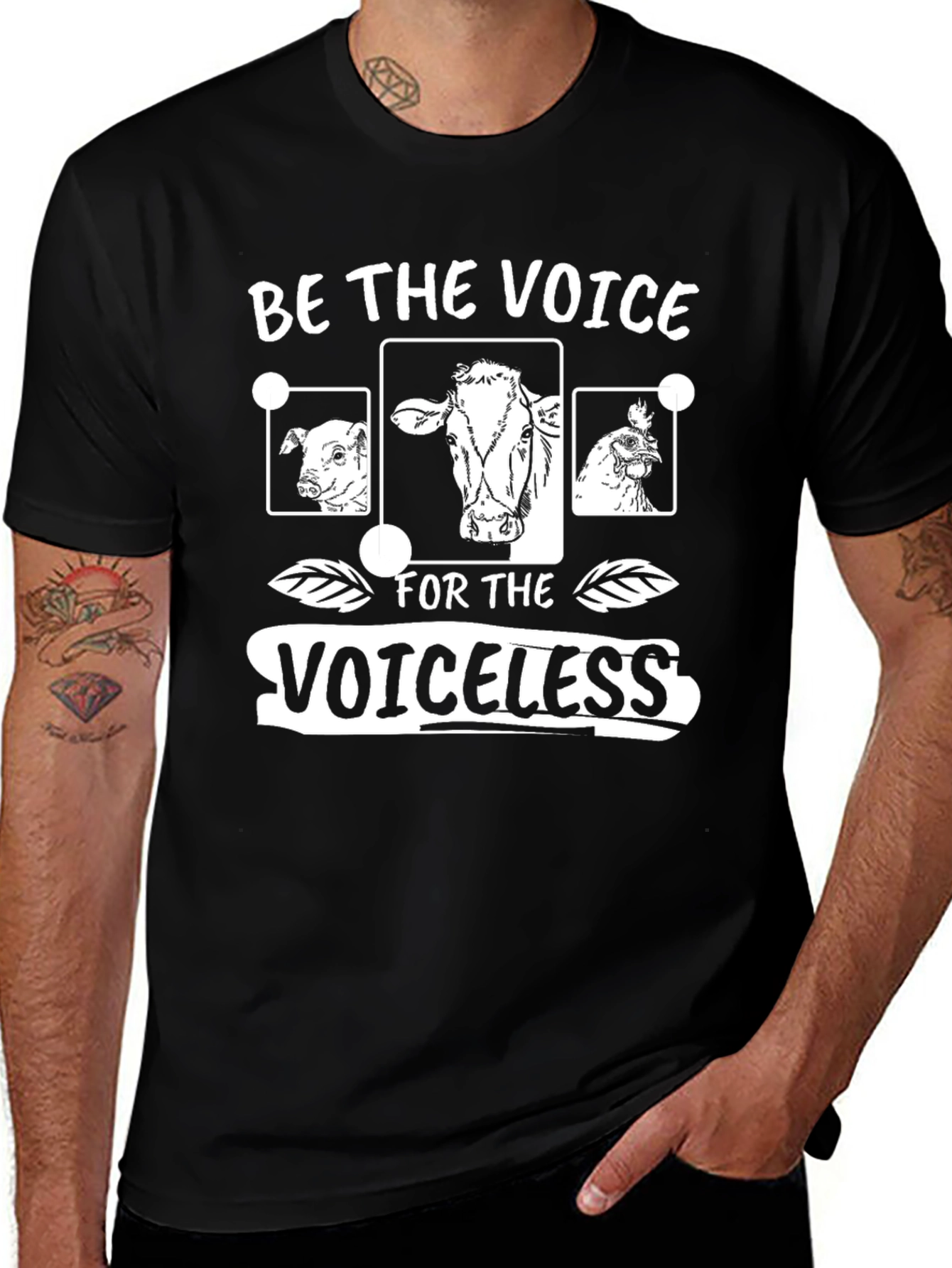 Vegan Advocacy Tee: Be the Voice for the Voiceless