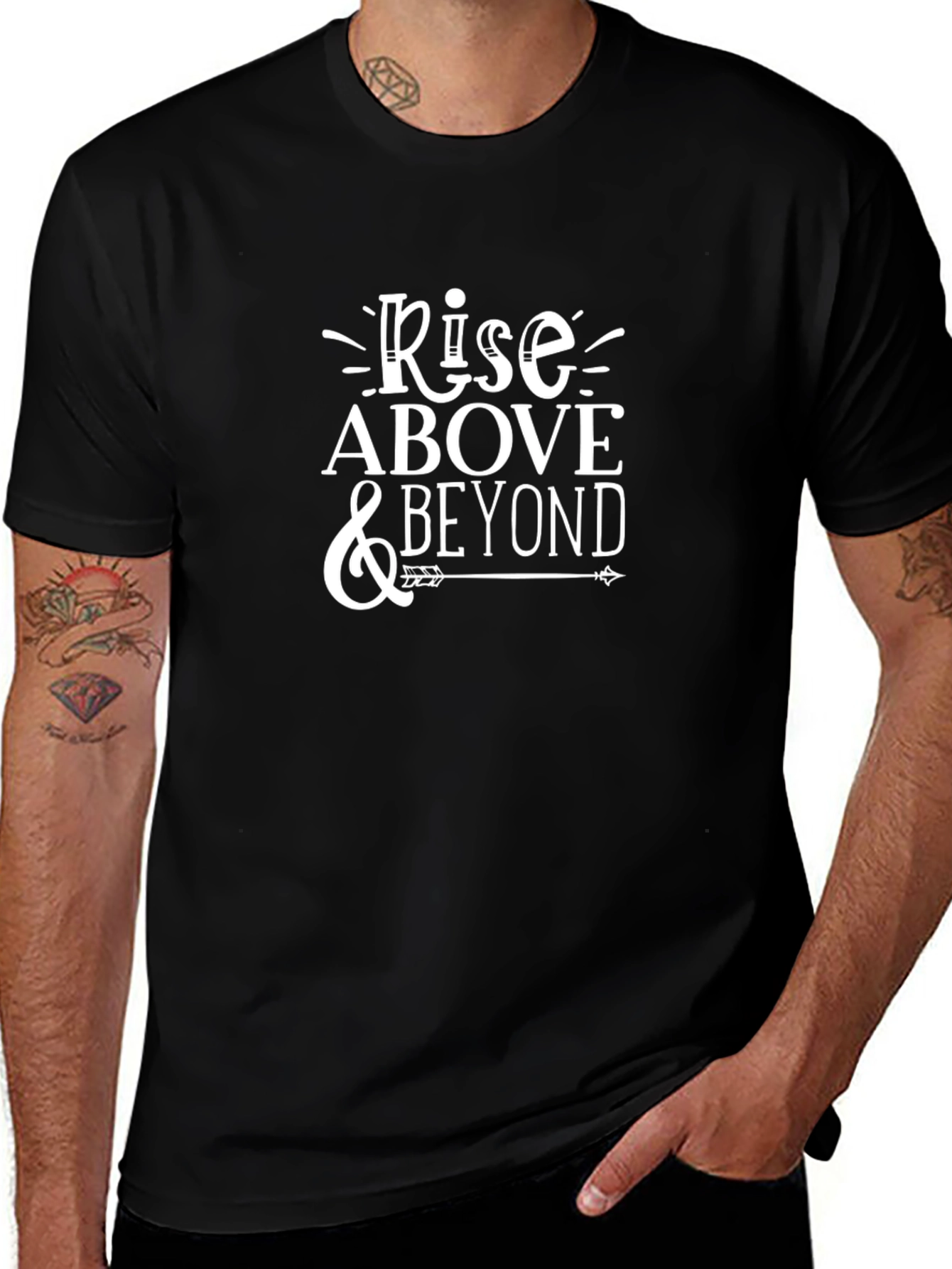 Rise Above & Beyond Graphic T-Shirt