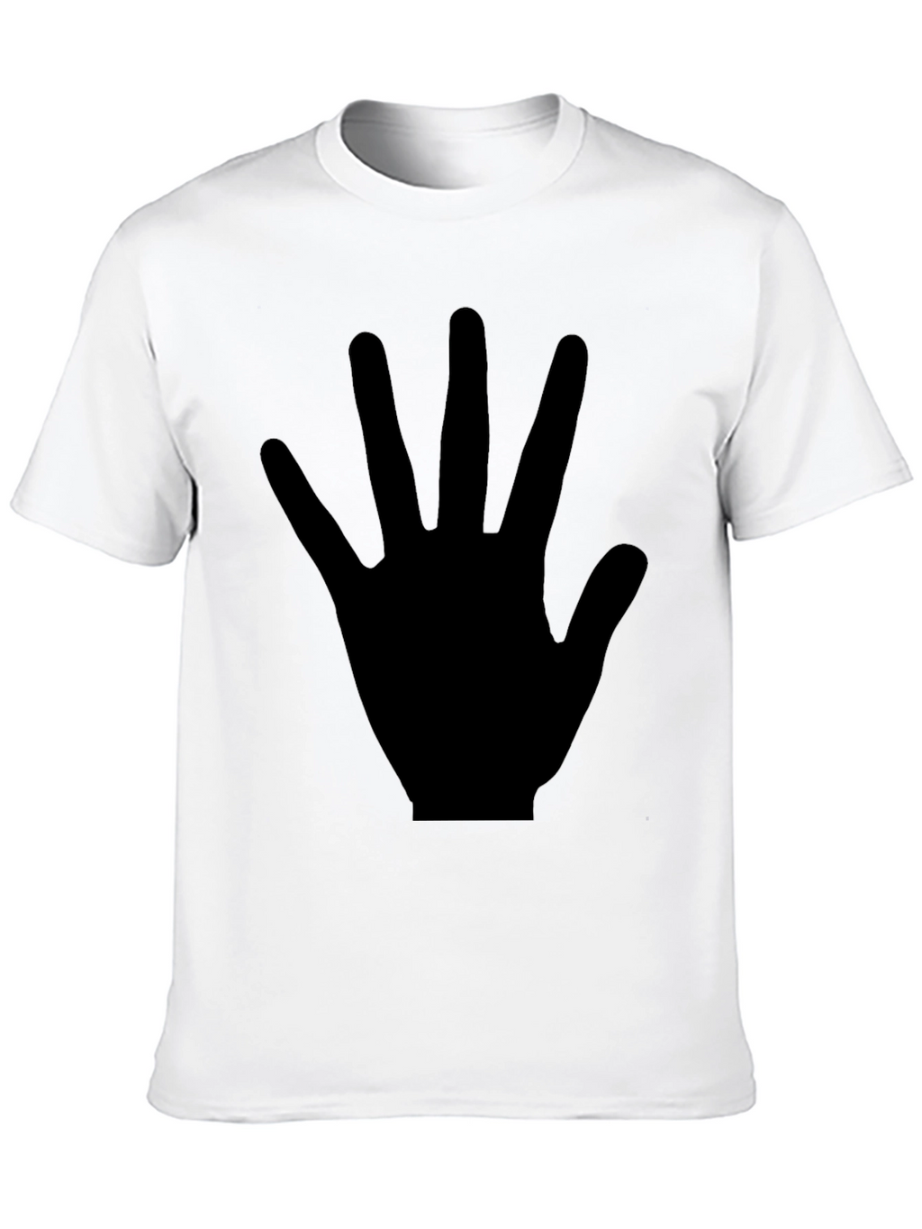 Black Hand Graphic Tee - Bold Statement Shirt