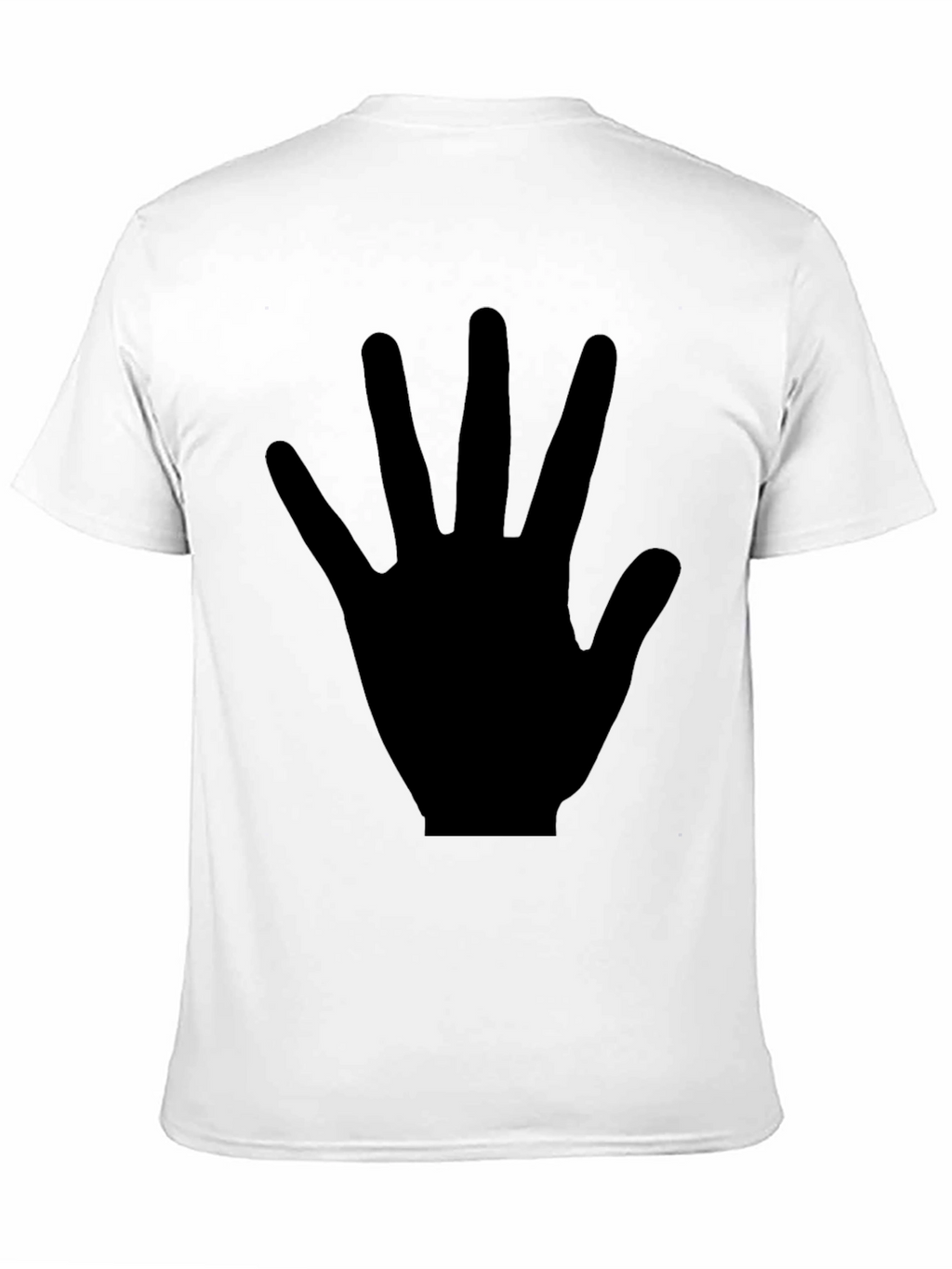 Black Hand Graphic Tee - Bold Statement Shirt