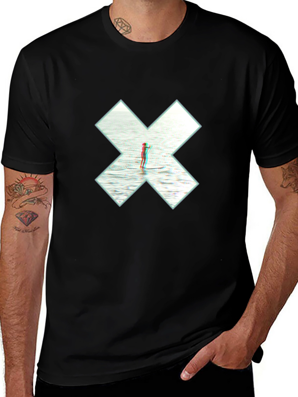 Abstract The XX Graphic Black T-Shirt