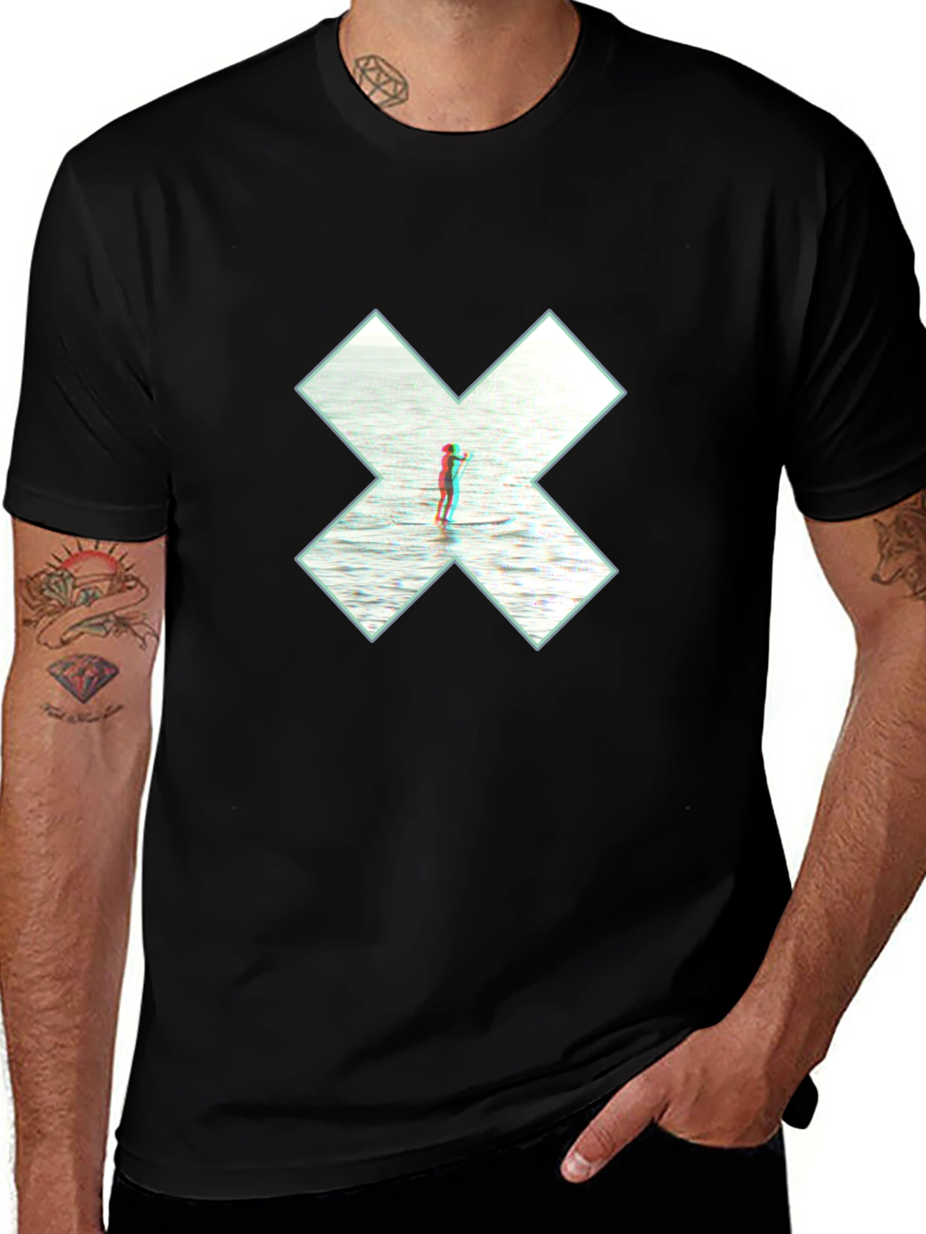Abstract The XX Graphic Black T-Shirt