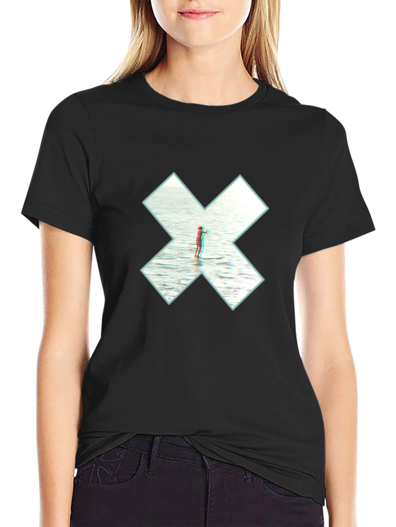 Abstract The XX Graphic Black T-Shirt