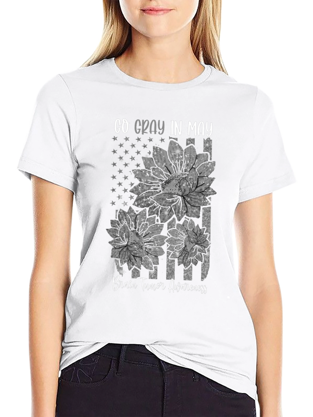 Go Gray in May Brain Tumor Awareness T-Shirt