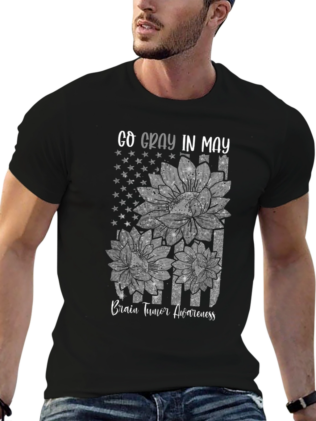 Go Gray in May Brain Tumor Awareness T-Shirt