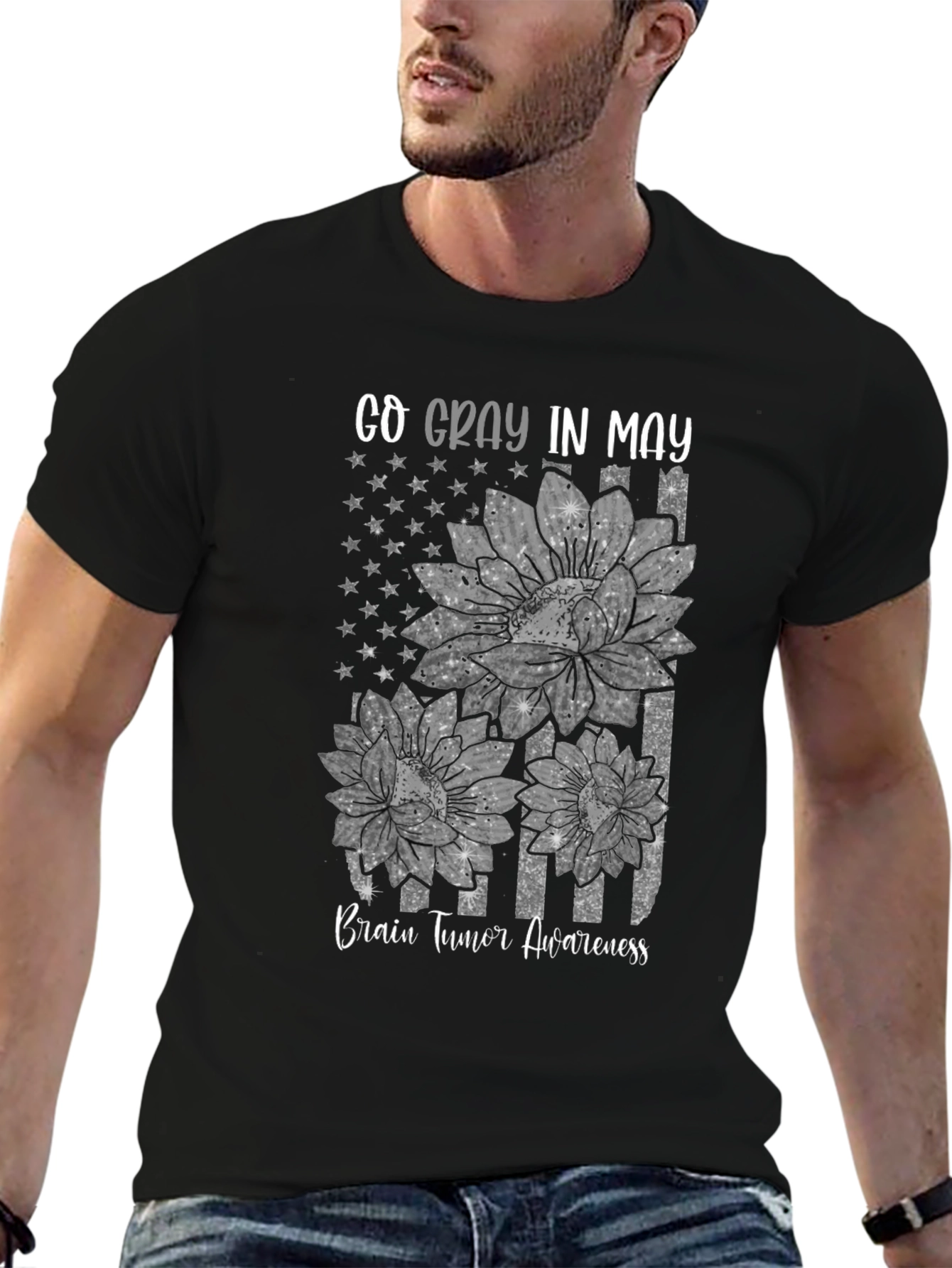Go Gray in May Brain Tumor Awareness T-Shirt