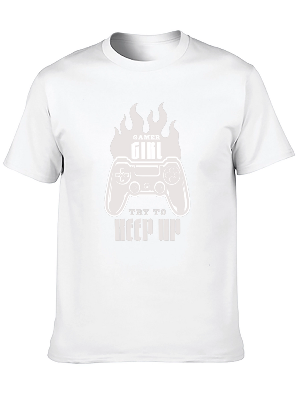 Gamer Girl Try To Keep Up Black T-Shirt