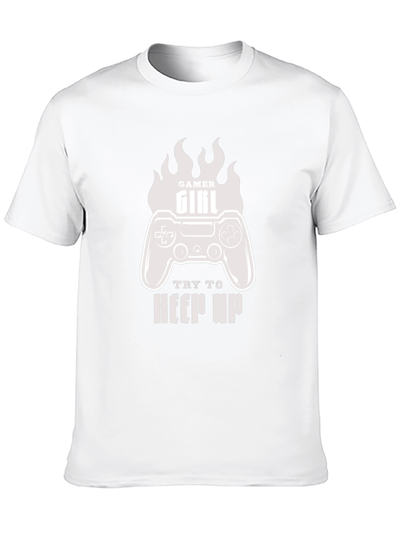 Gamer Girl Try To Keep Up Black T-Shirt