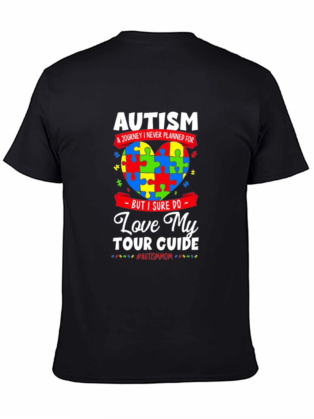Autism Awareness Love My Tour Guide T-Shirt