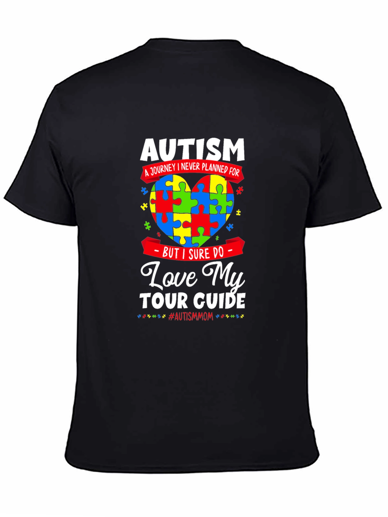 Autism Awareness Love My Tour Guide T-Shirt