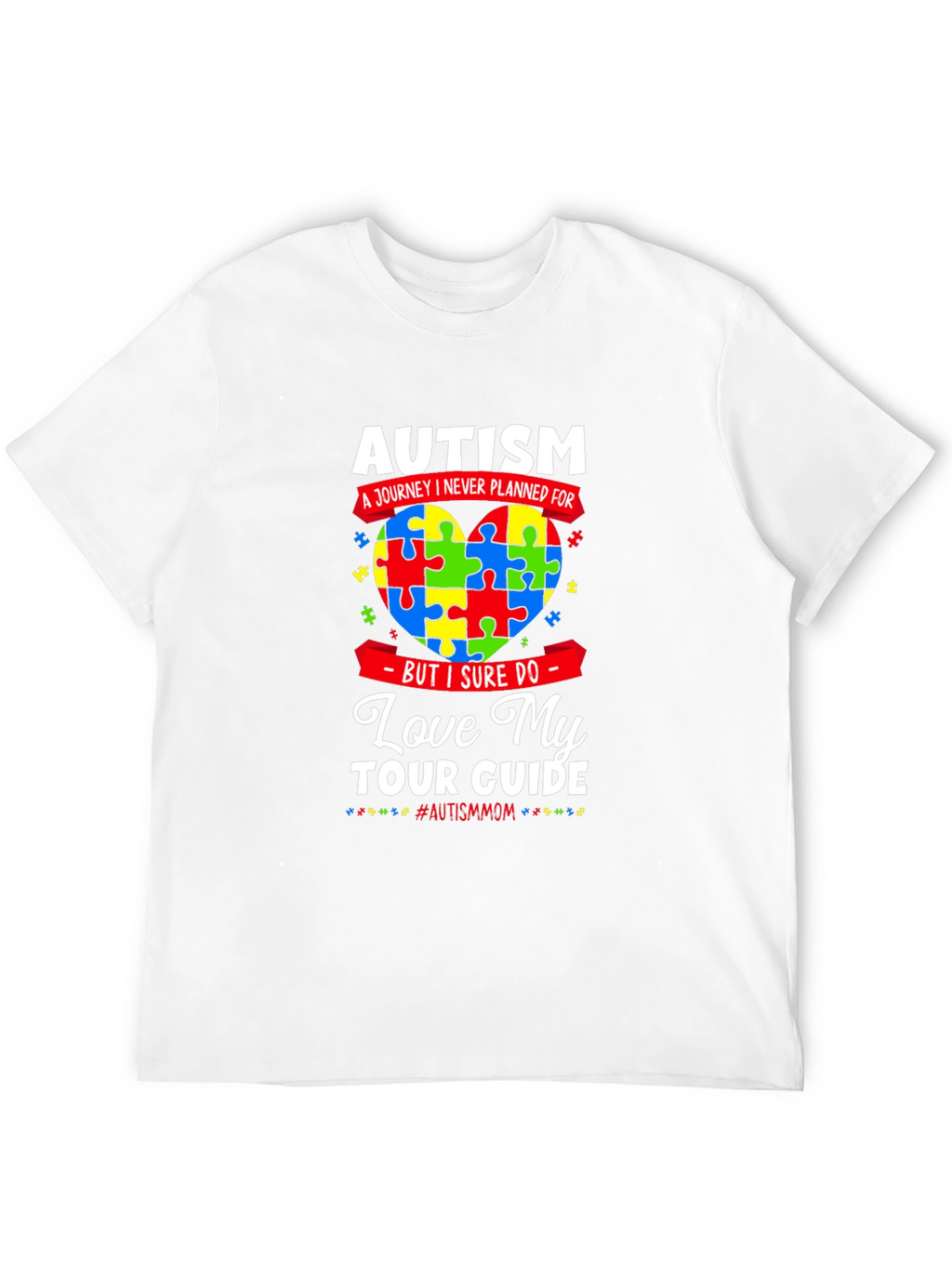 Autism Awareness Love My Tour Guide T-Shirt