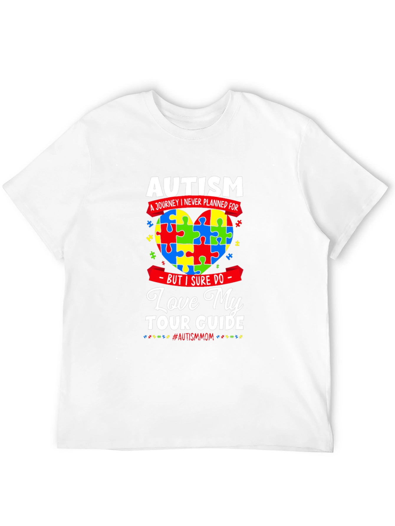 Autism Awareness Love My Tour Guide T-Shirt