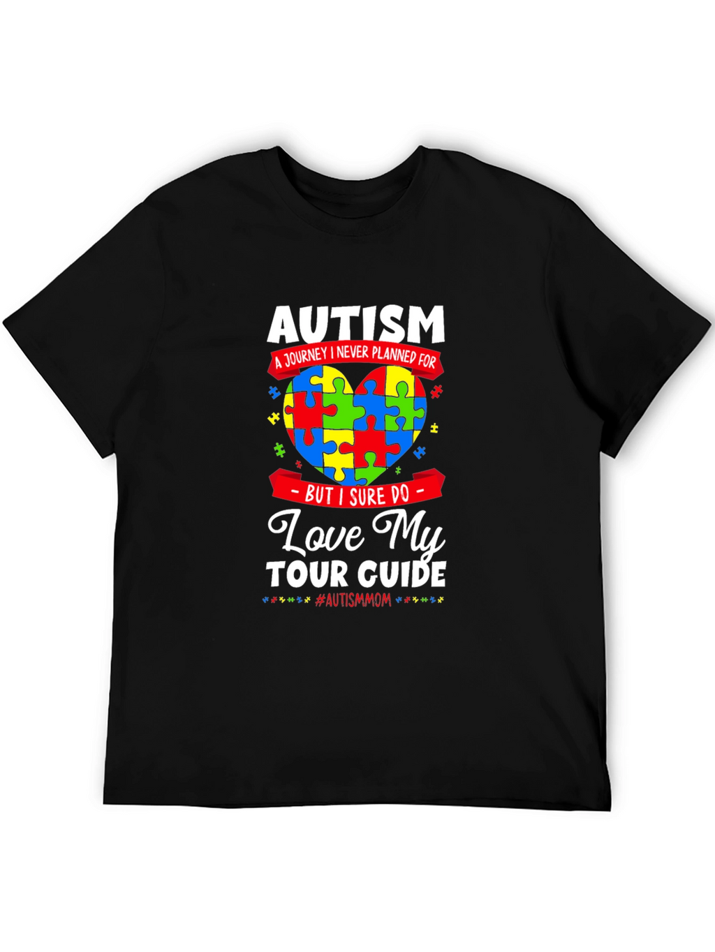 Autism Awareness Love My Tour Guide T-Shirt
