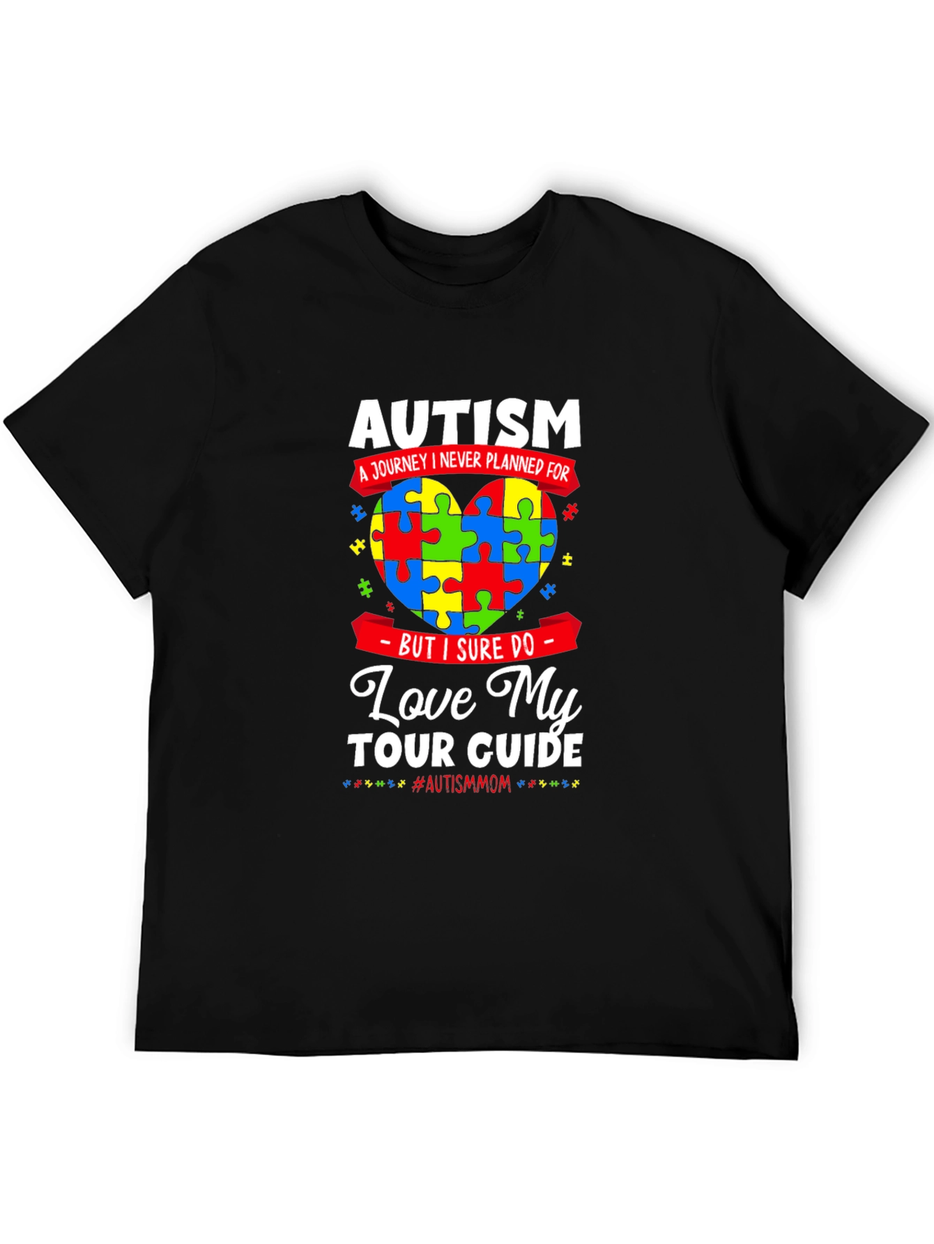 Autism Awareness Love My Tour Guide T-Shirt