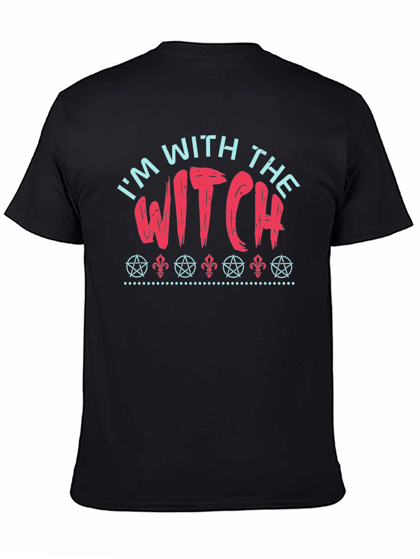 Im With The Witch Graphic Tee - Black Unisex T-Shirt