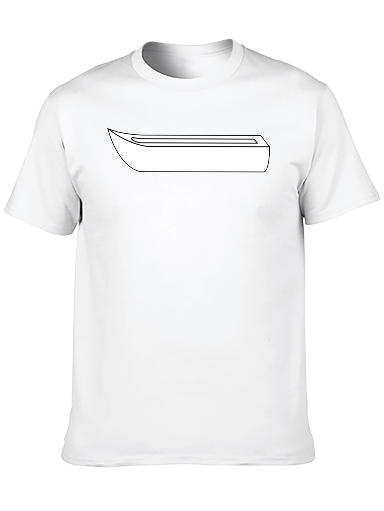 Minimalist Graphic Tee - Black Cotton Blend