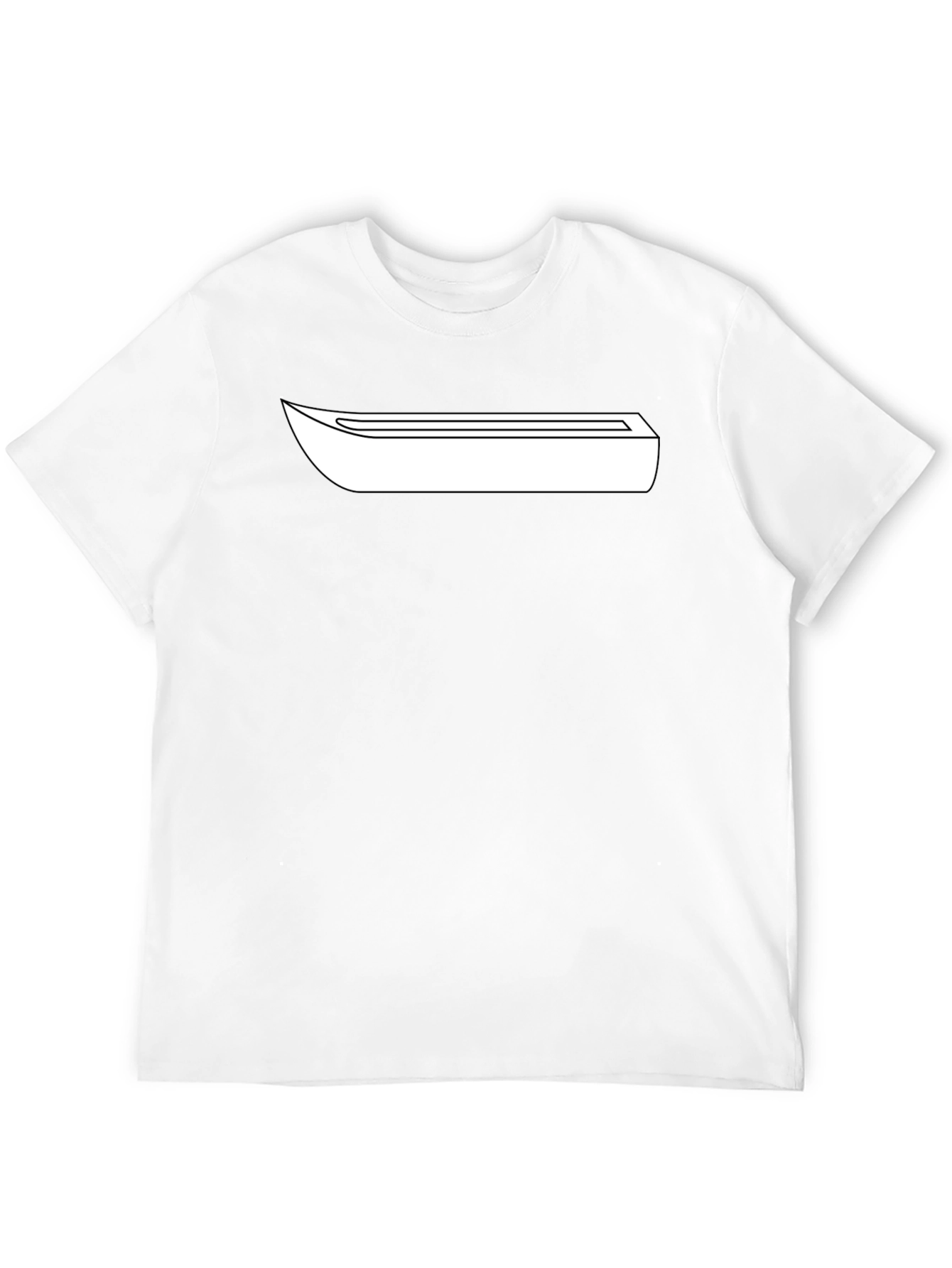 Minimalist Graphic Tee - Black Cotton Blend
