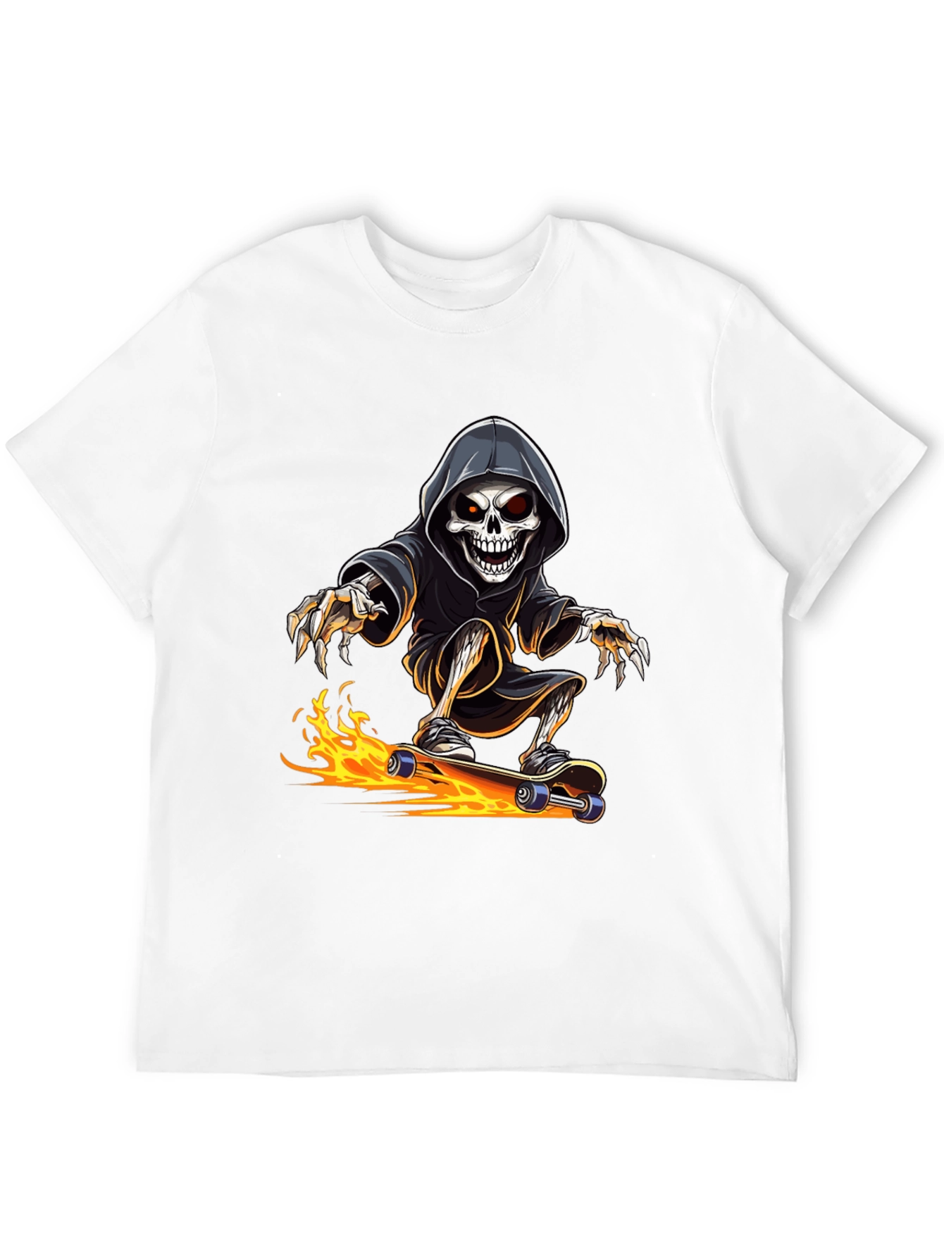 Grim Reaper Skateboard Graphic Tee